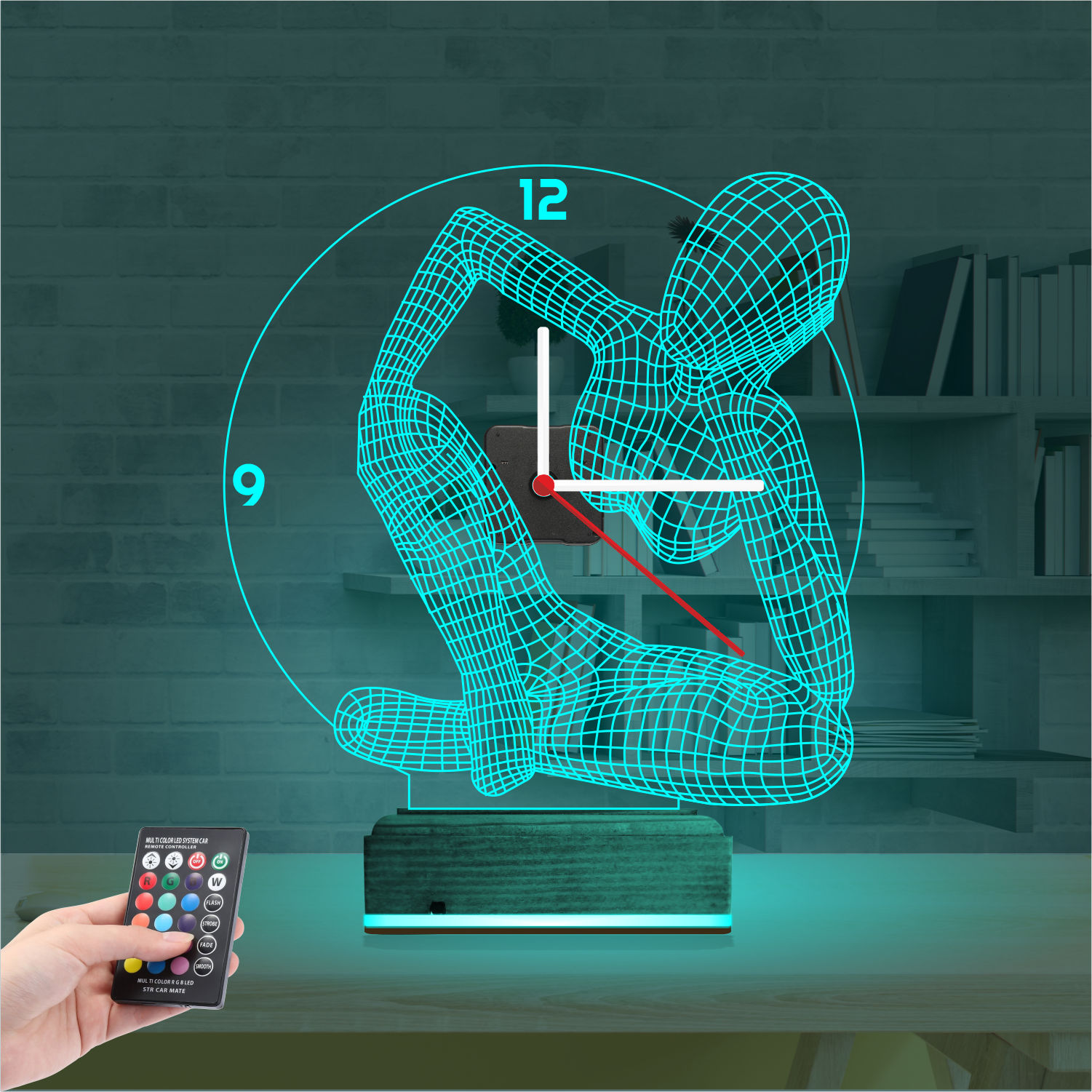 Именной подарок: 3d светильник медитация и йога 2