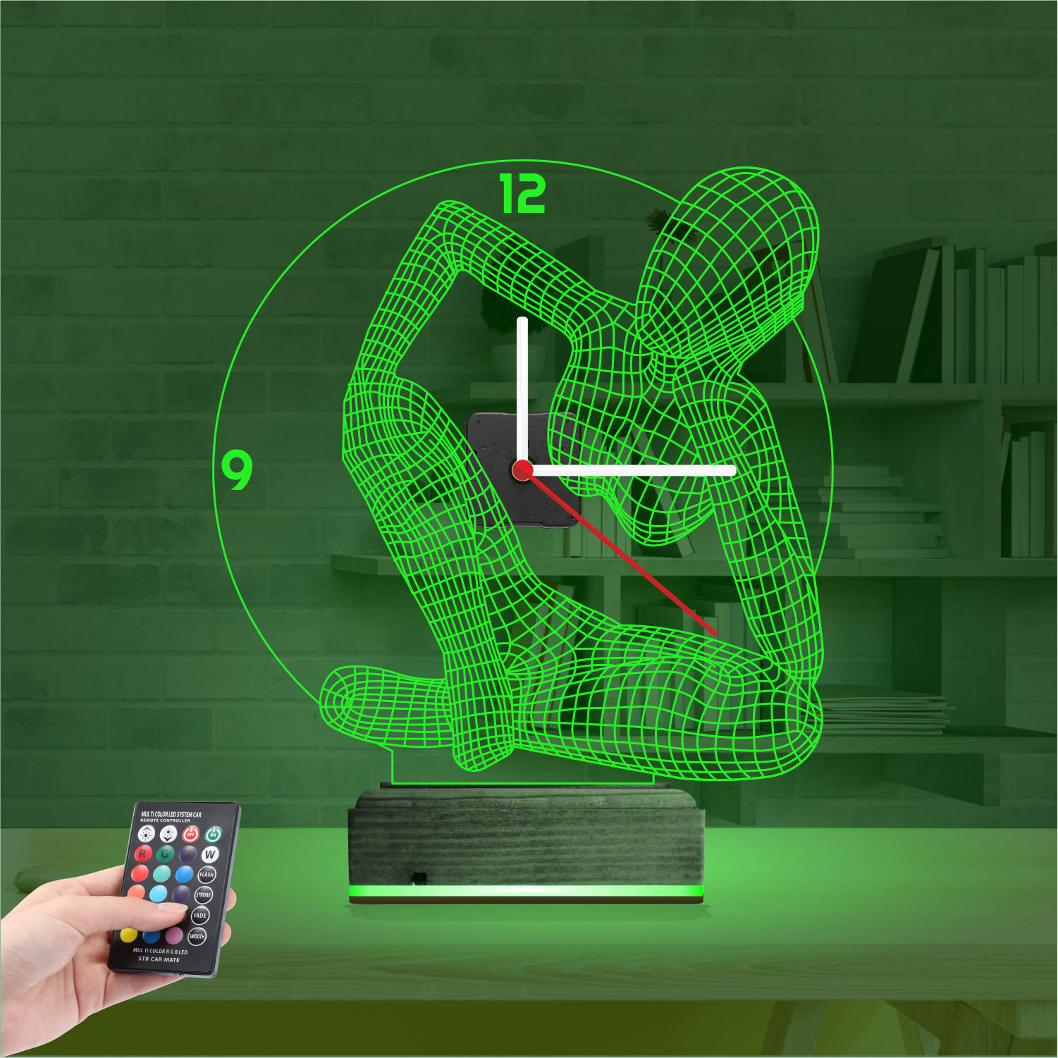 Именной подарок: 3d светильник медитация и йога 5