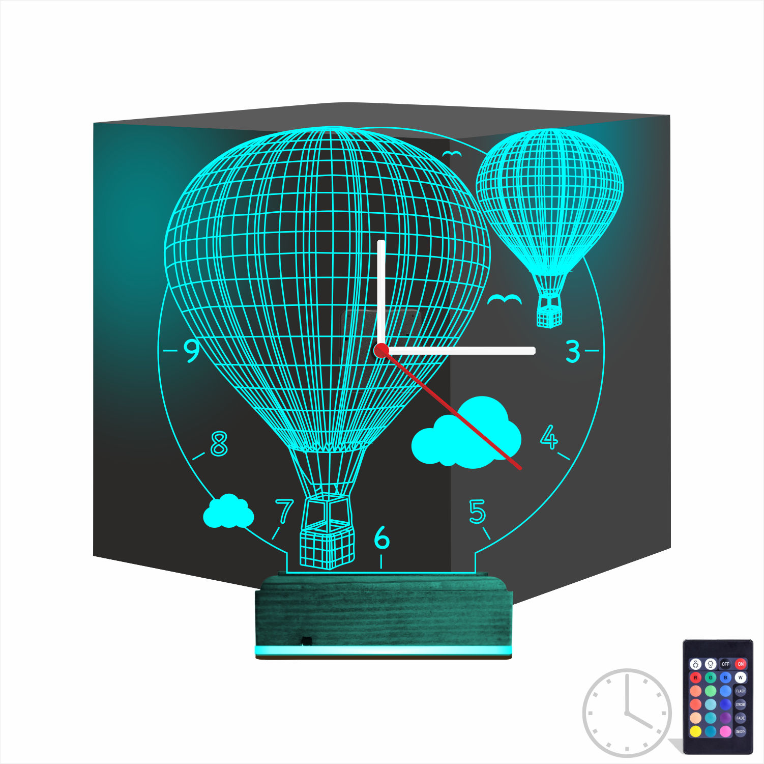 Именной подарок: 3d светильник воздушные шары каппадокия 8