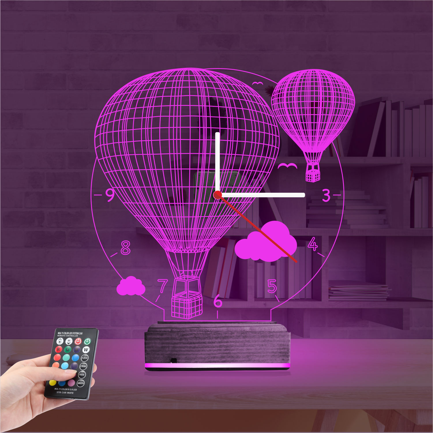 Именной подарок: 3d светильник воздушные шары каппадокия 3