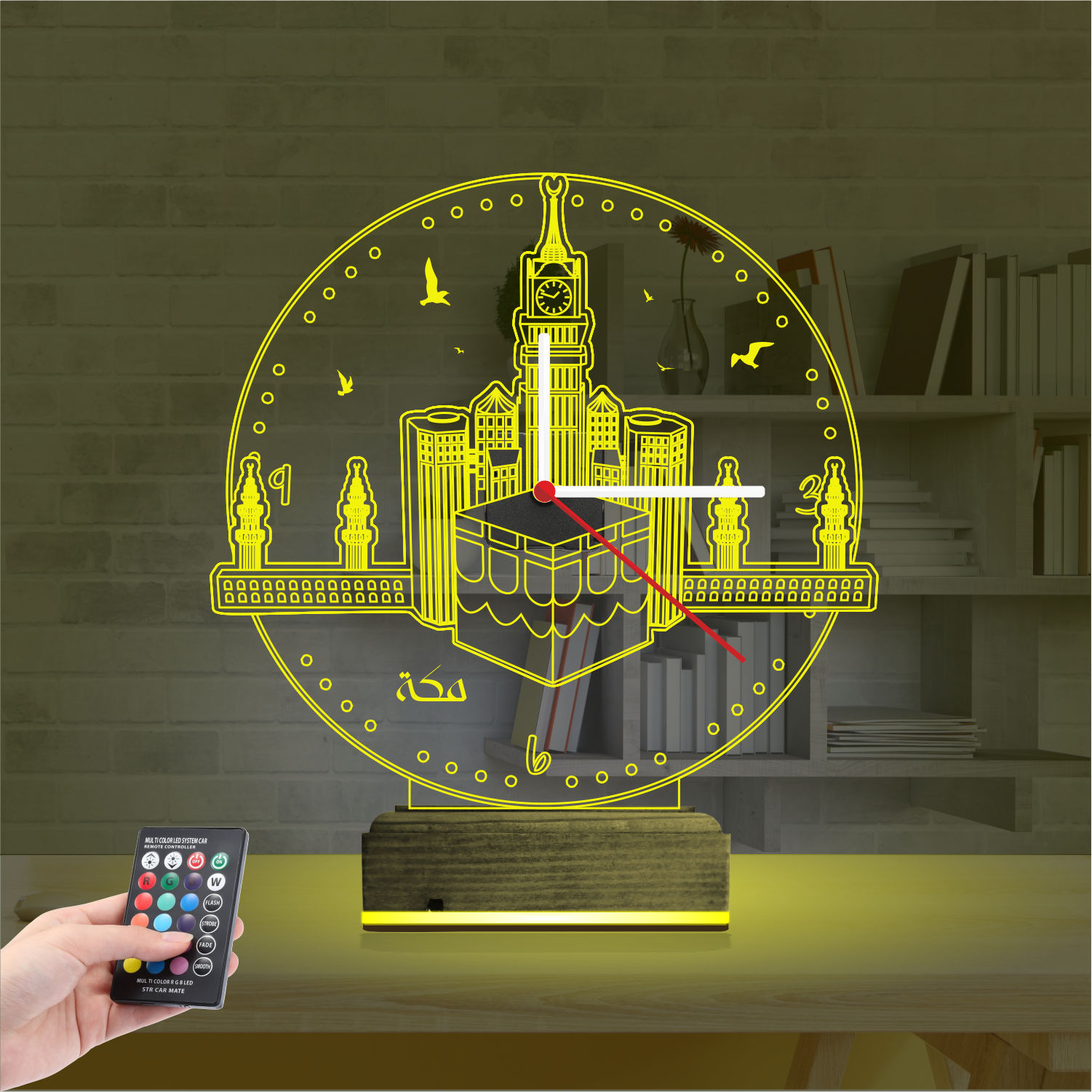 Именной подарок: 3d светильник кааба мекка 4