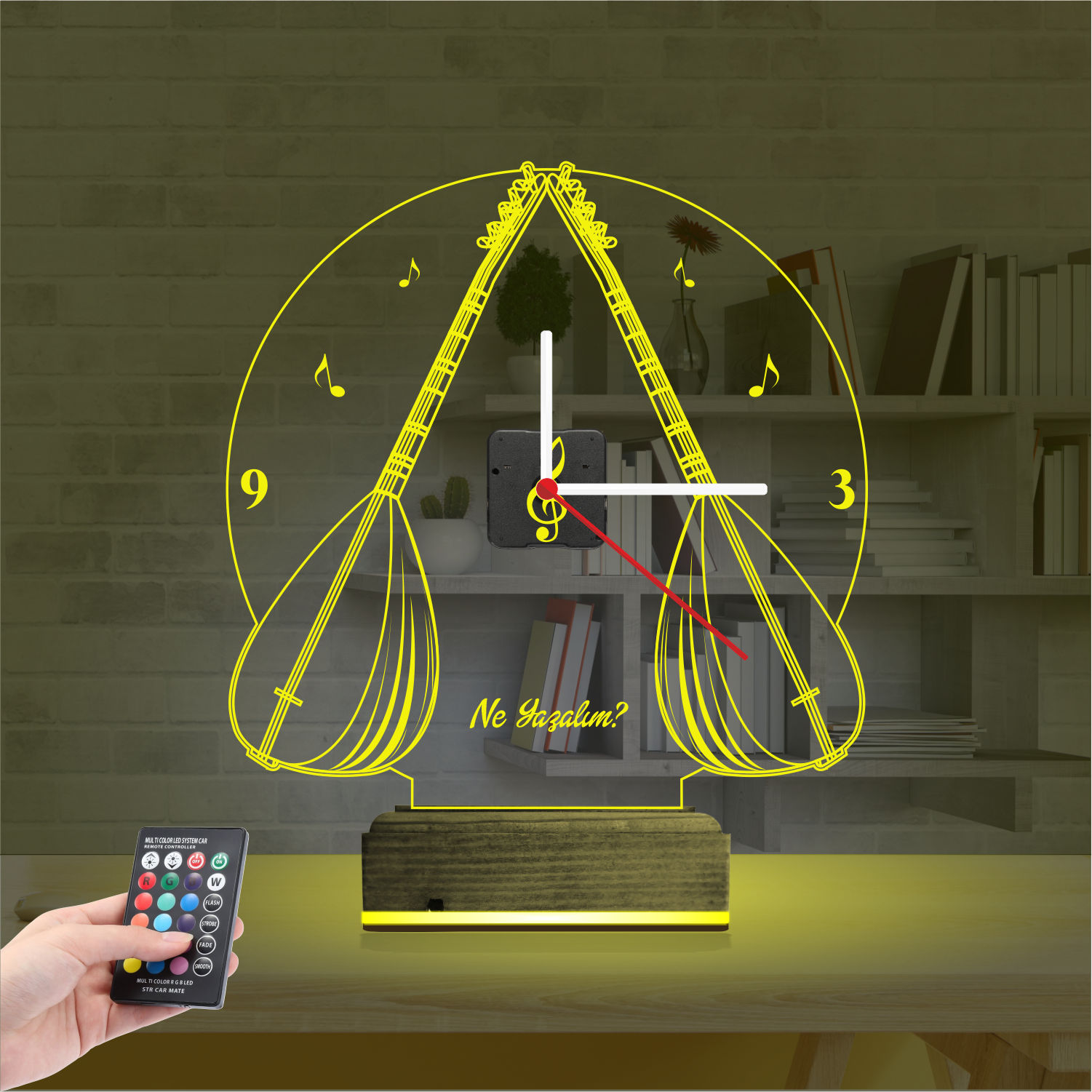 Именной подарок: две сазы 3d светильник 4