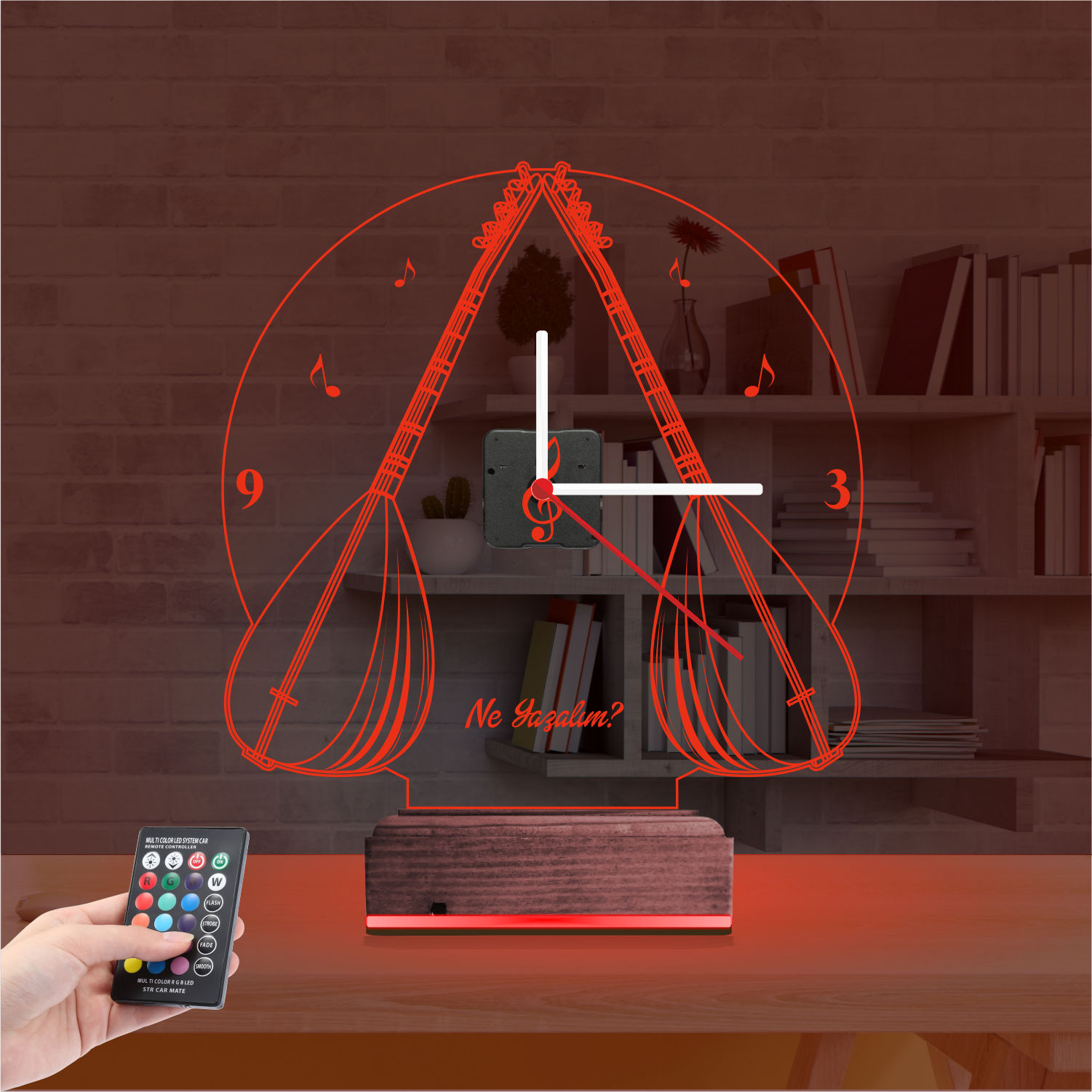 Именной подарок: две сазы 3d светильник 6