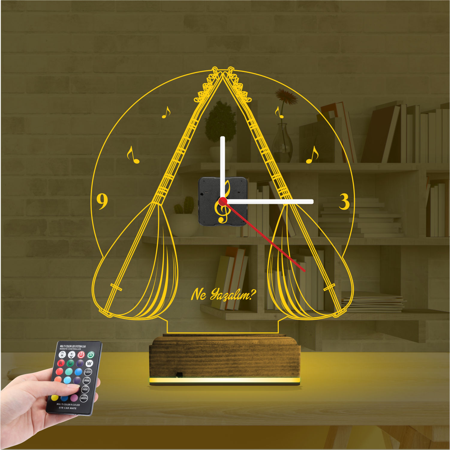 Именной подарок: две сазы 3d светильник 7