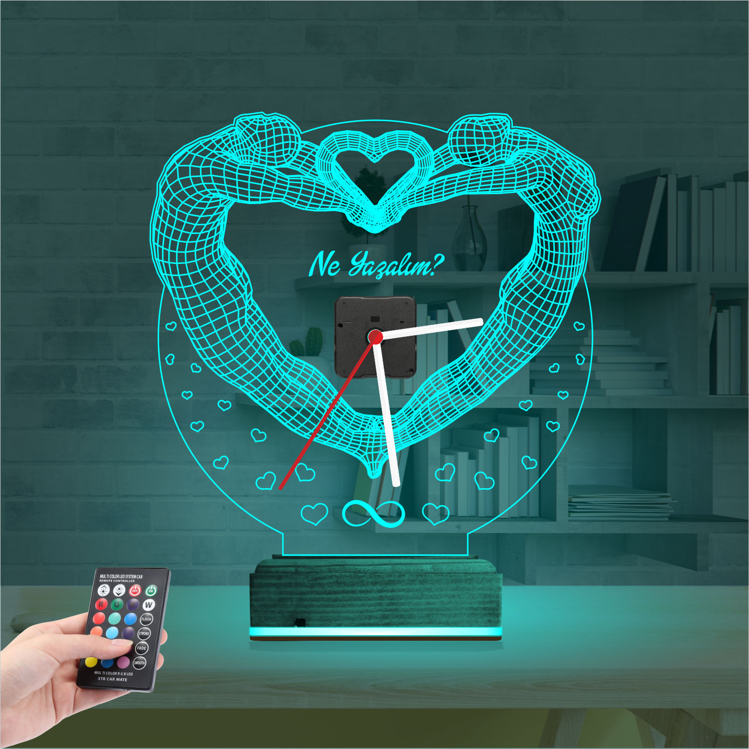 Подарок на годовщину: прыгающая пара 3d светильник 2