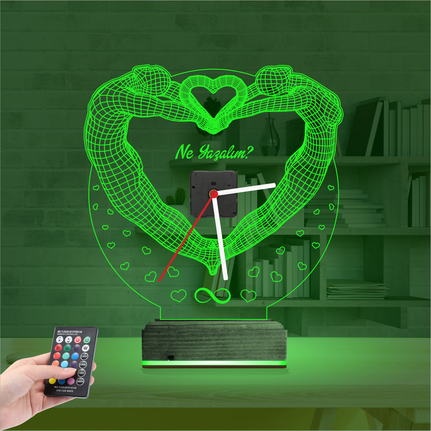 Подарок на годовщину: прыгающая пара 3d светильник 4