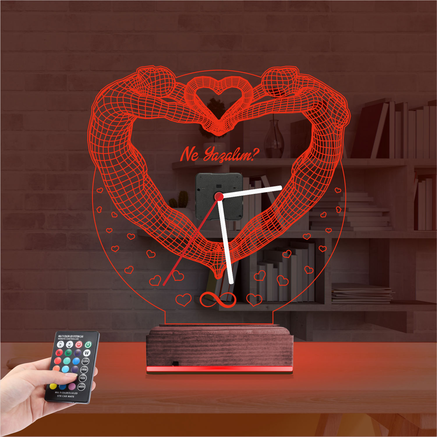 Подарок на годовщину: прыгающая пара 3d светильник 5