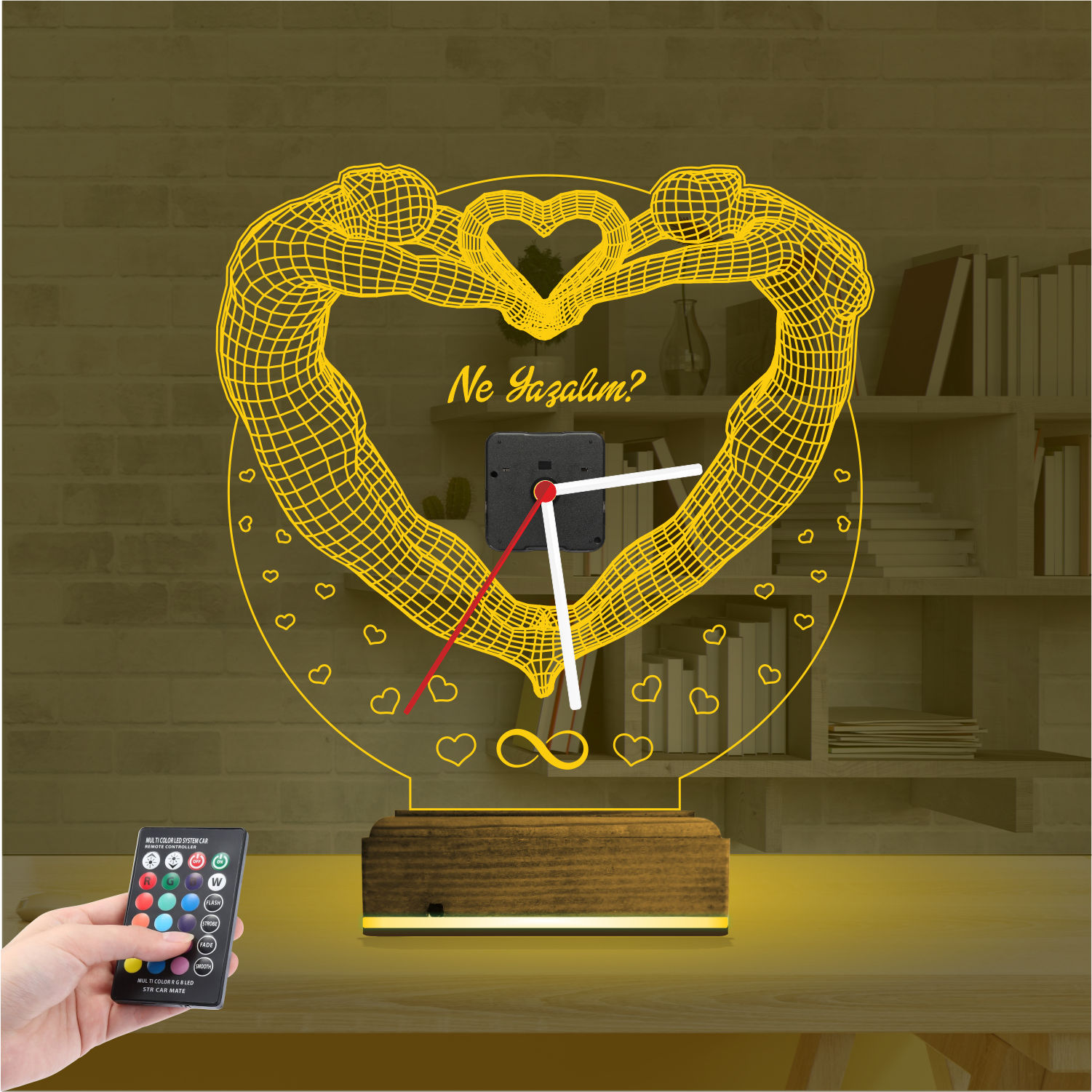 Подарок на годовщину: прыгающая пара 3d светильник 6