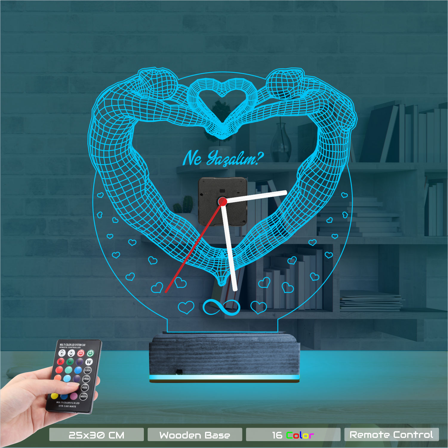 Подарок на годовщину: прыгающая пара 3d светильник 7