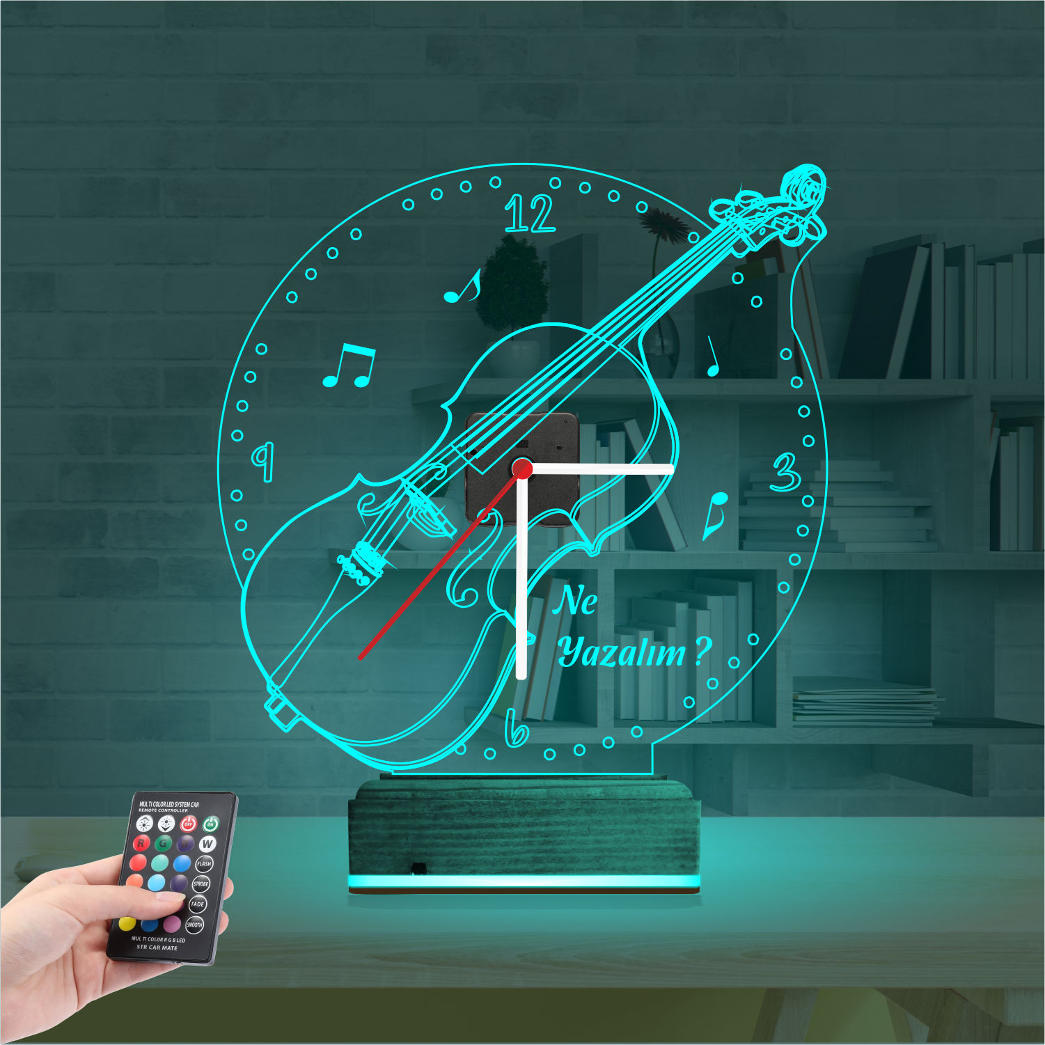 Подарок для мужчины: Хи-Мен с часами 3d светильник