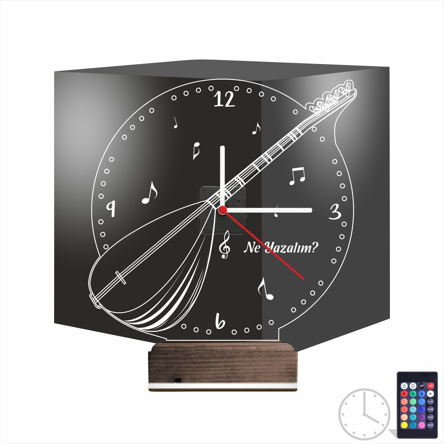 Именной подарок: турецкая саза 3d светильник 8