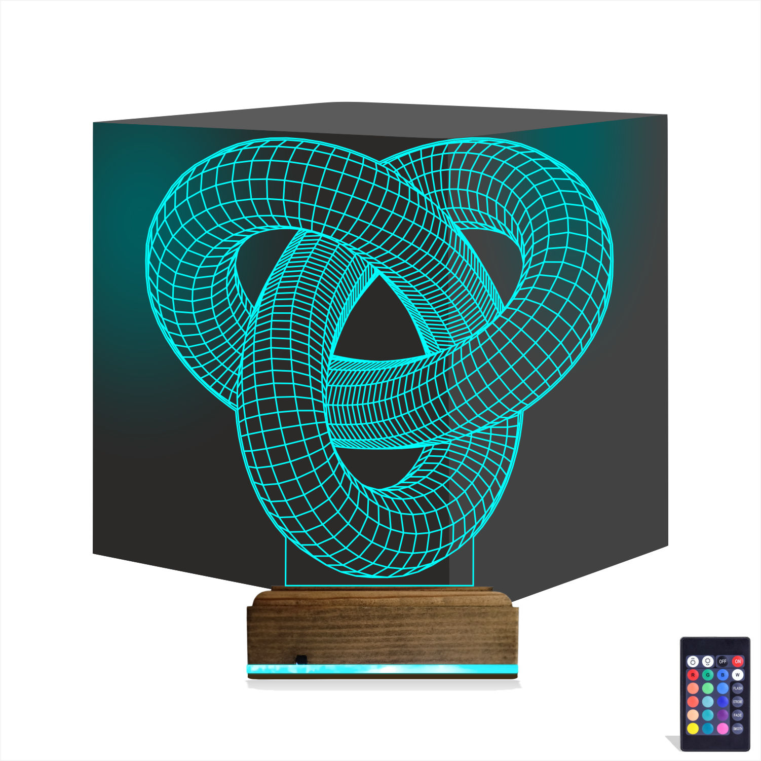 Бесконечный узел — 3D LED Ночник | Подарок для дома