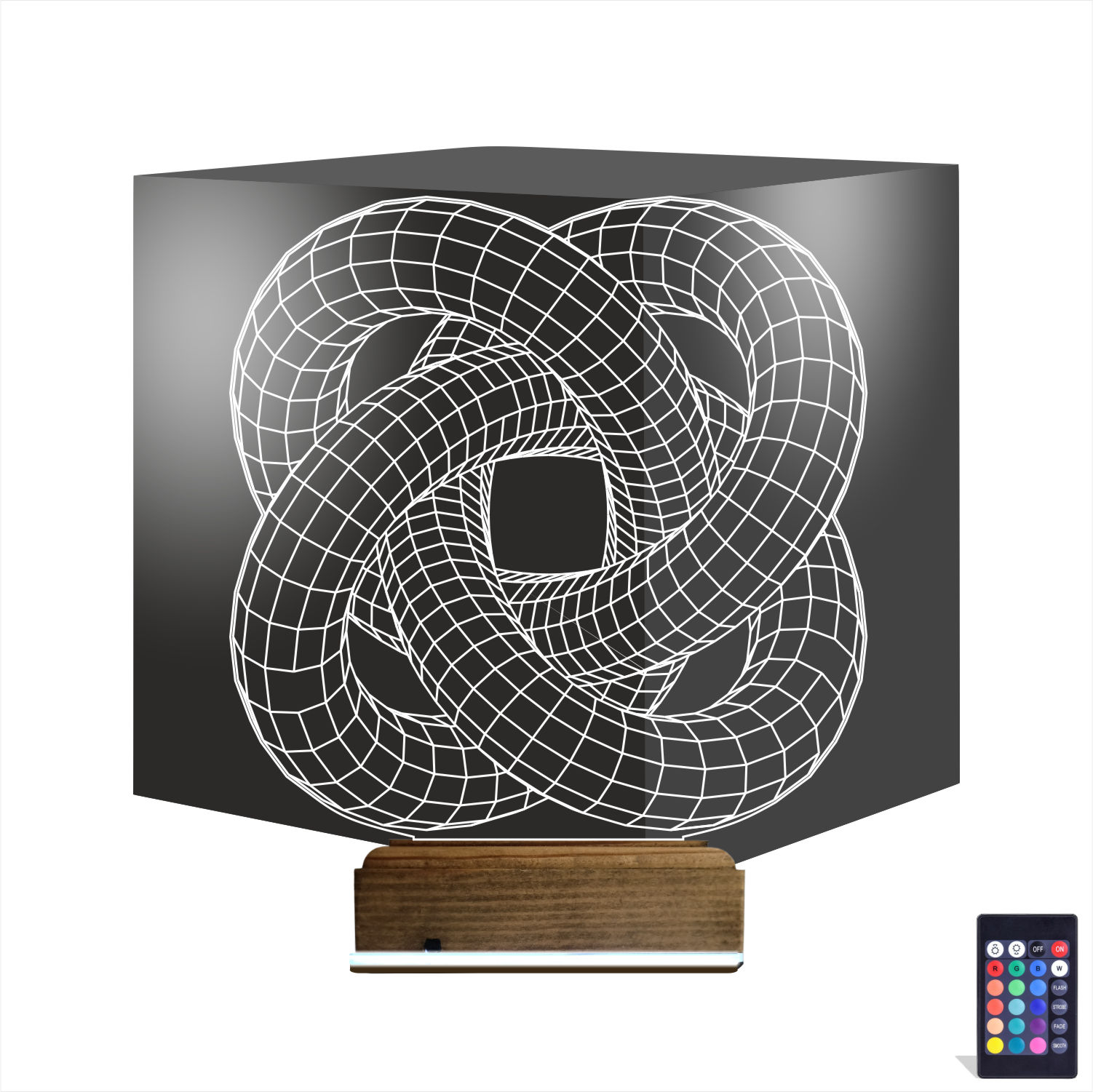 Абстрактный узел 3D Ночник