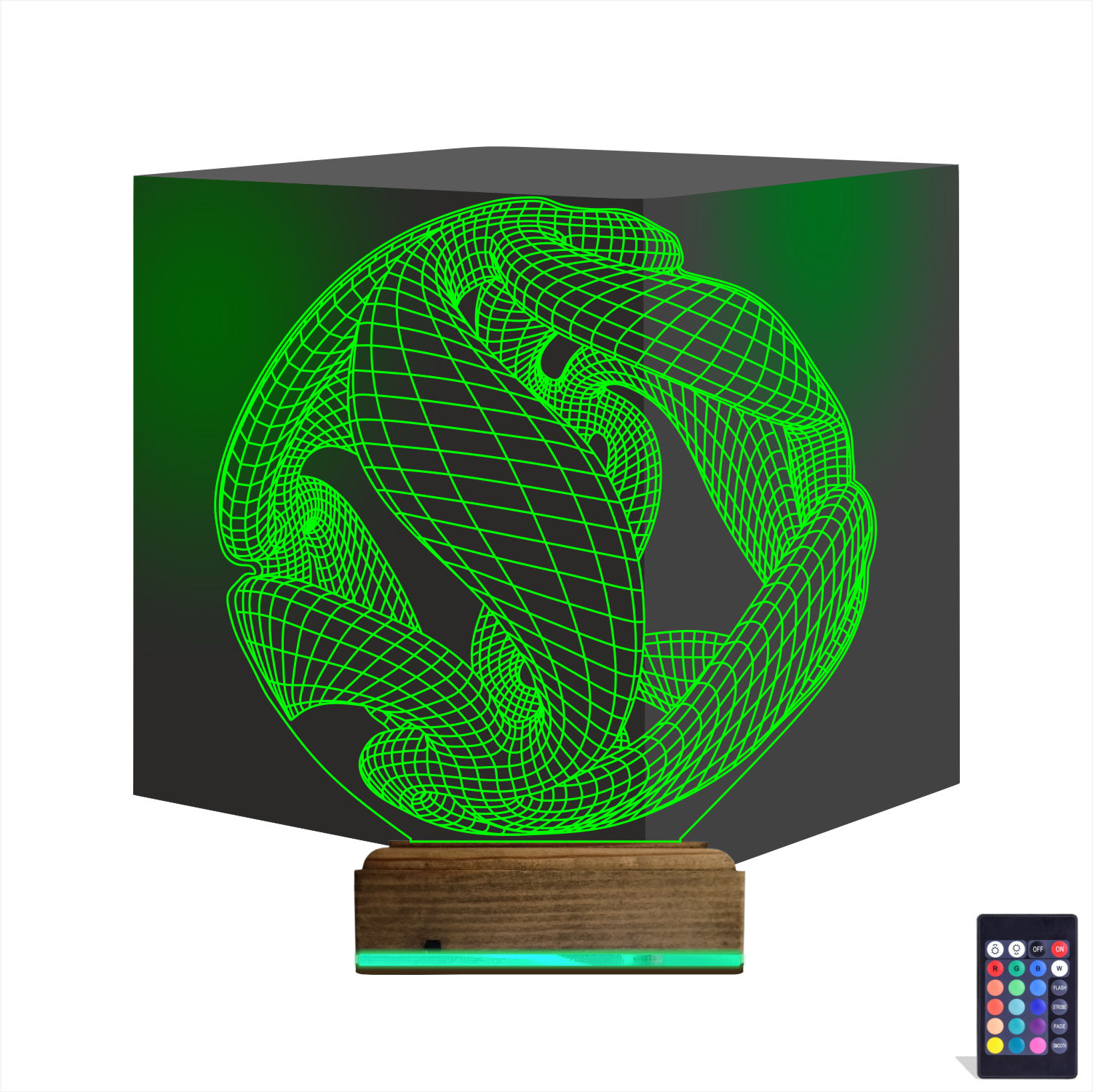 Абстрактная Сфера 3D Ночник