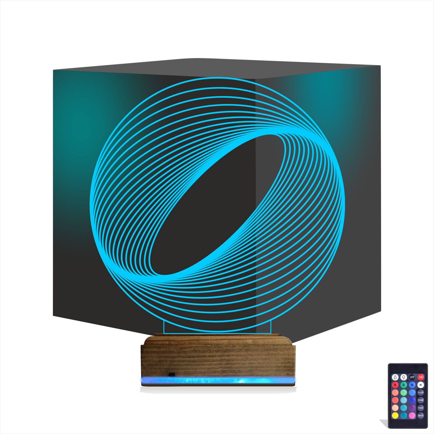 Абстрактная сфера — 3D LED Ночник | Оригинальный подарок