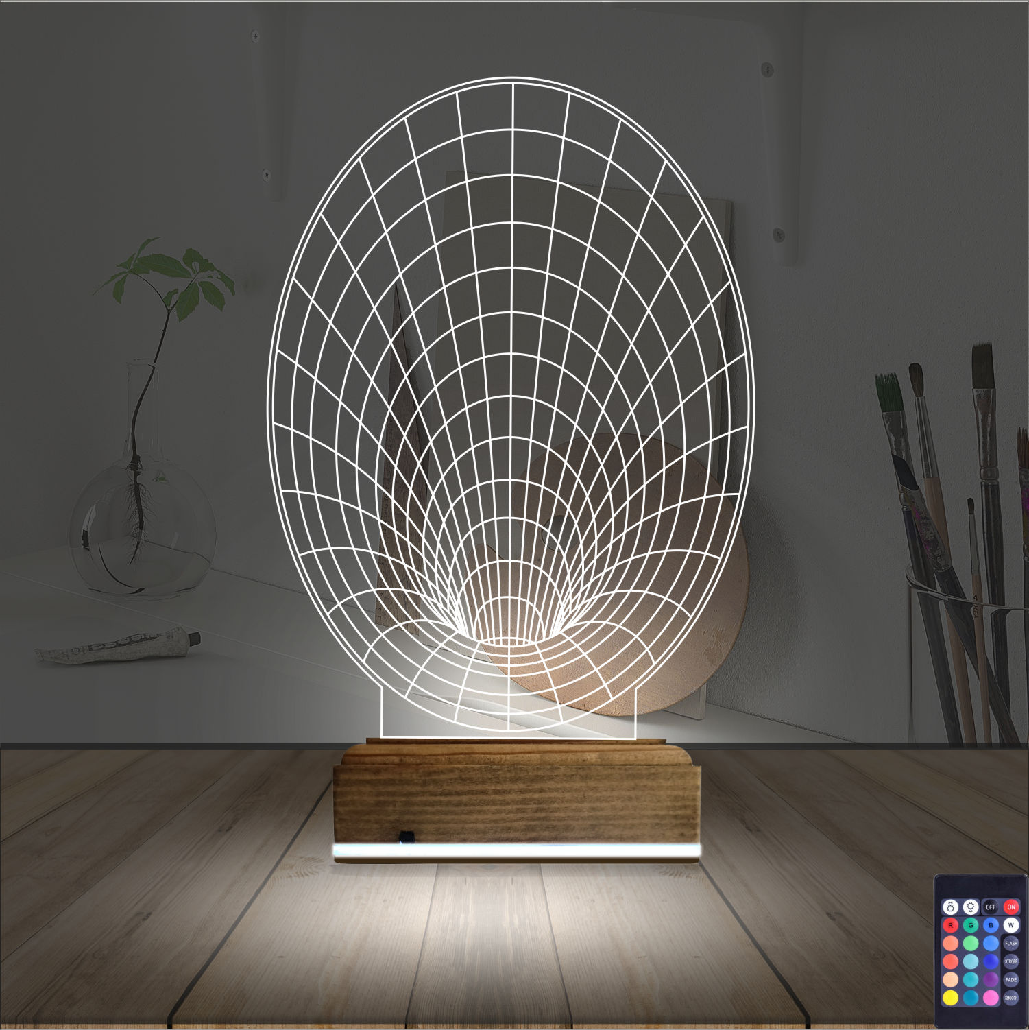 Черная дыра — 3D LED Ночник | Подарок любителю космоса