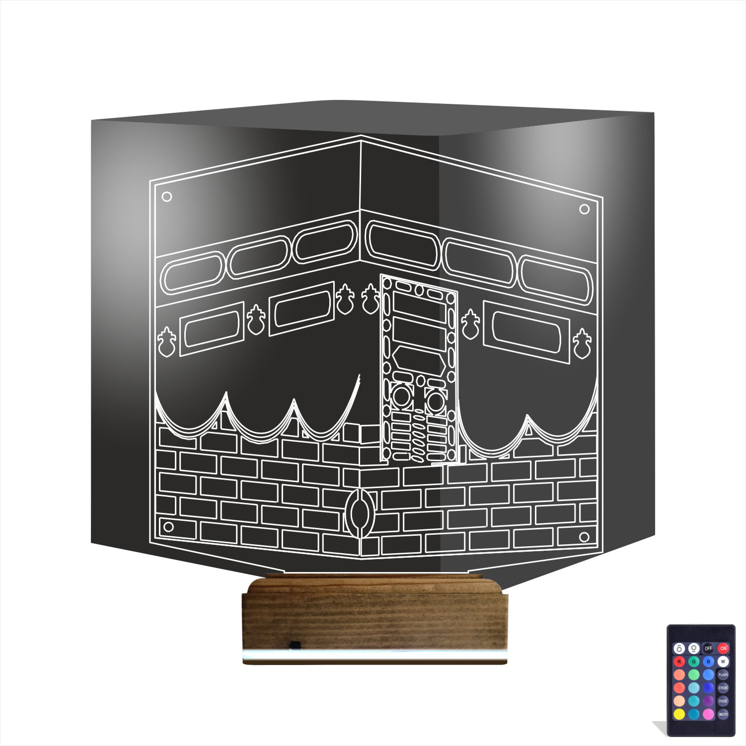 Кааба — 3D LED Ночник | Подарок мусульманину