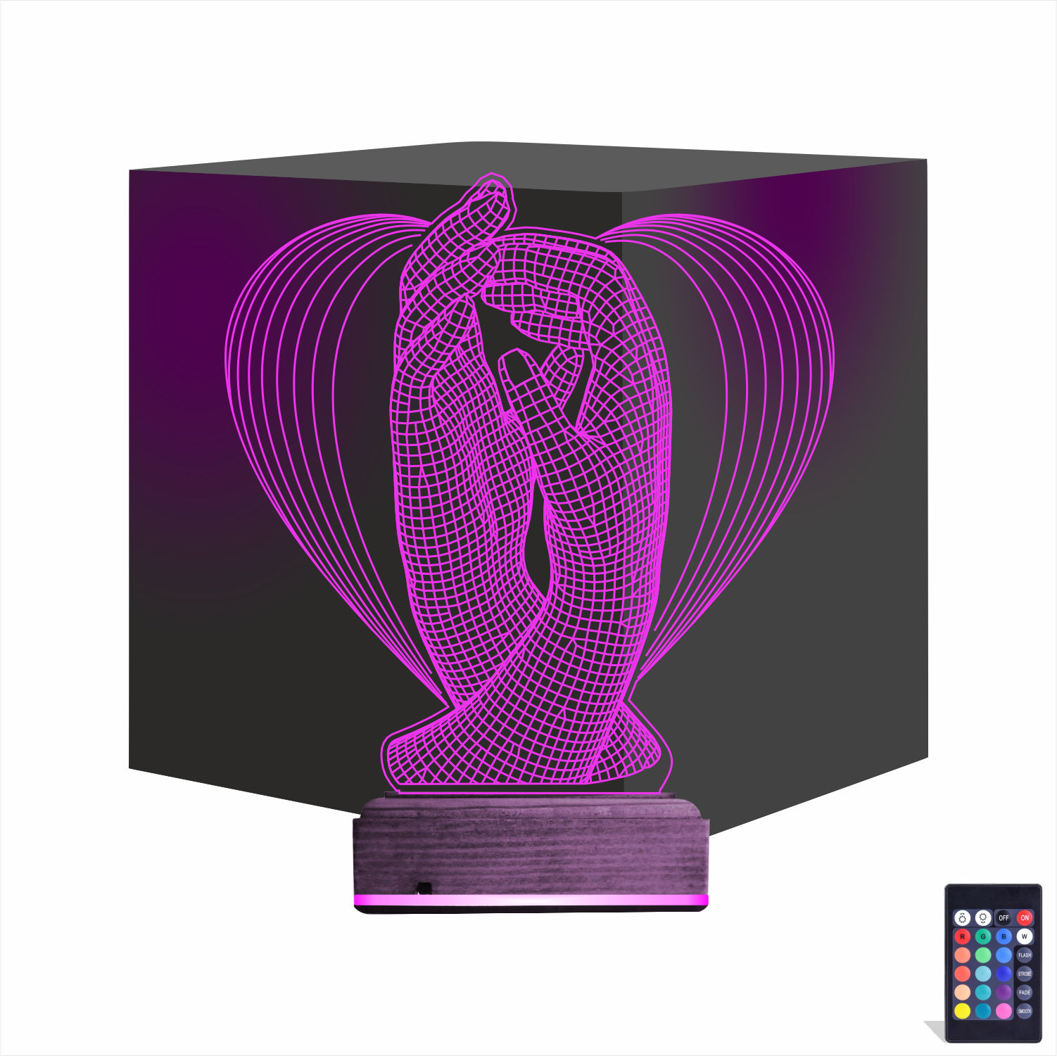 Сердце из рук — 3D LED Ночник | Романтический подарок