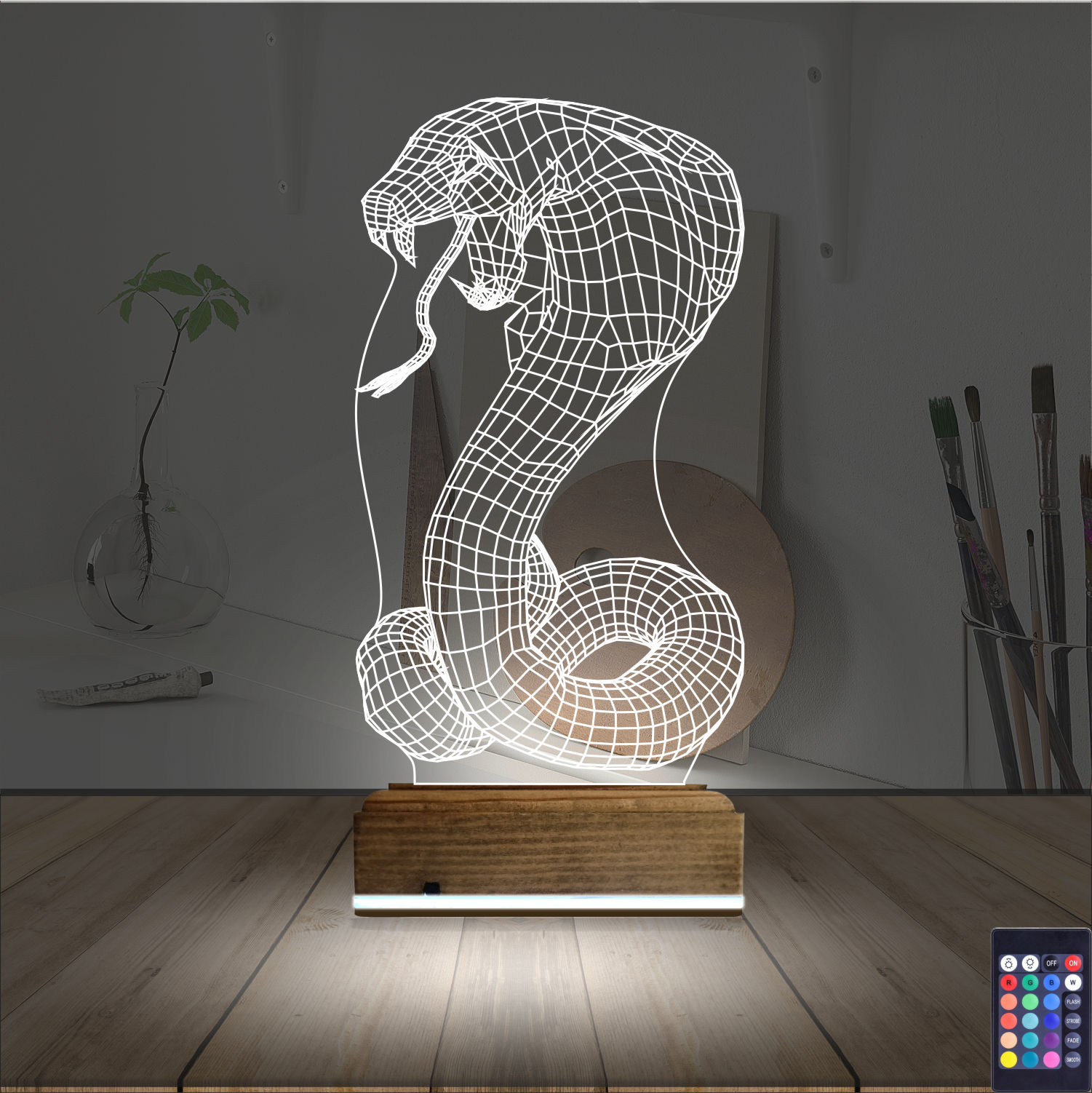 Кобра 3D Ночник