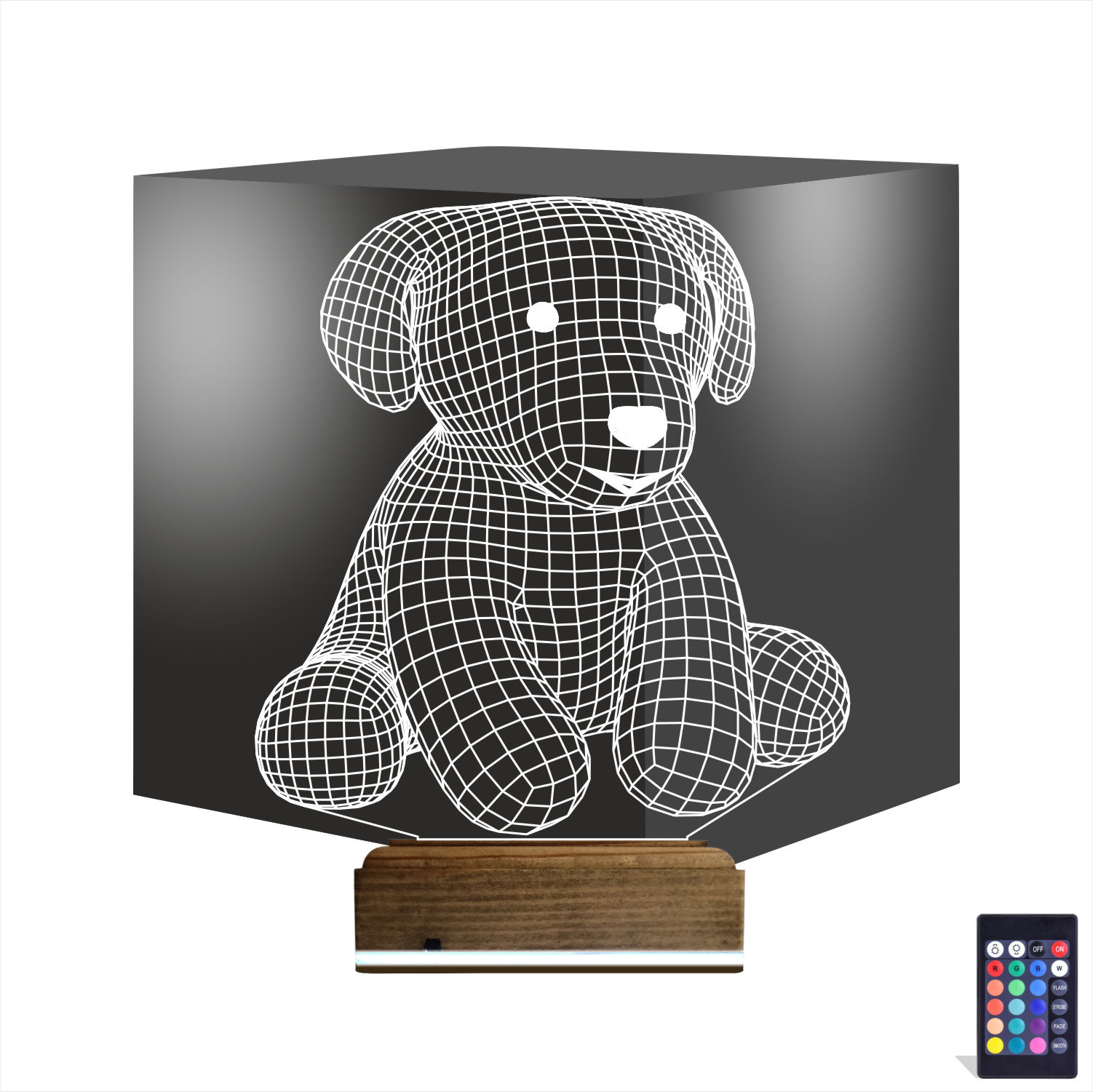 Щенок 3D Ночник