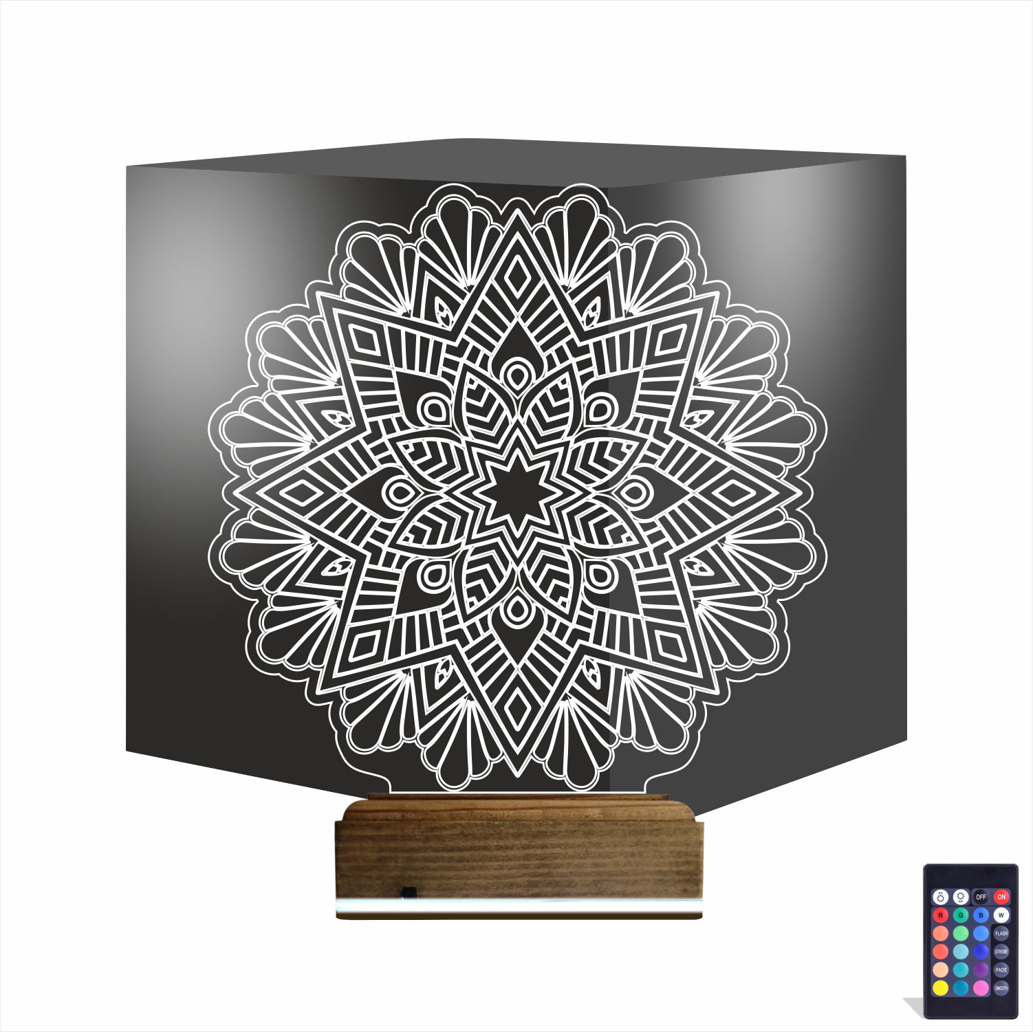 Мандала 3D Ночник