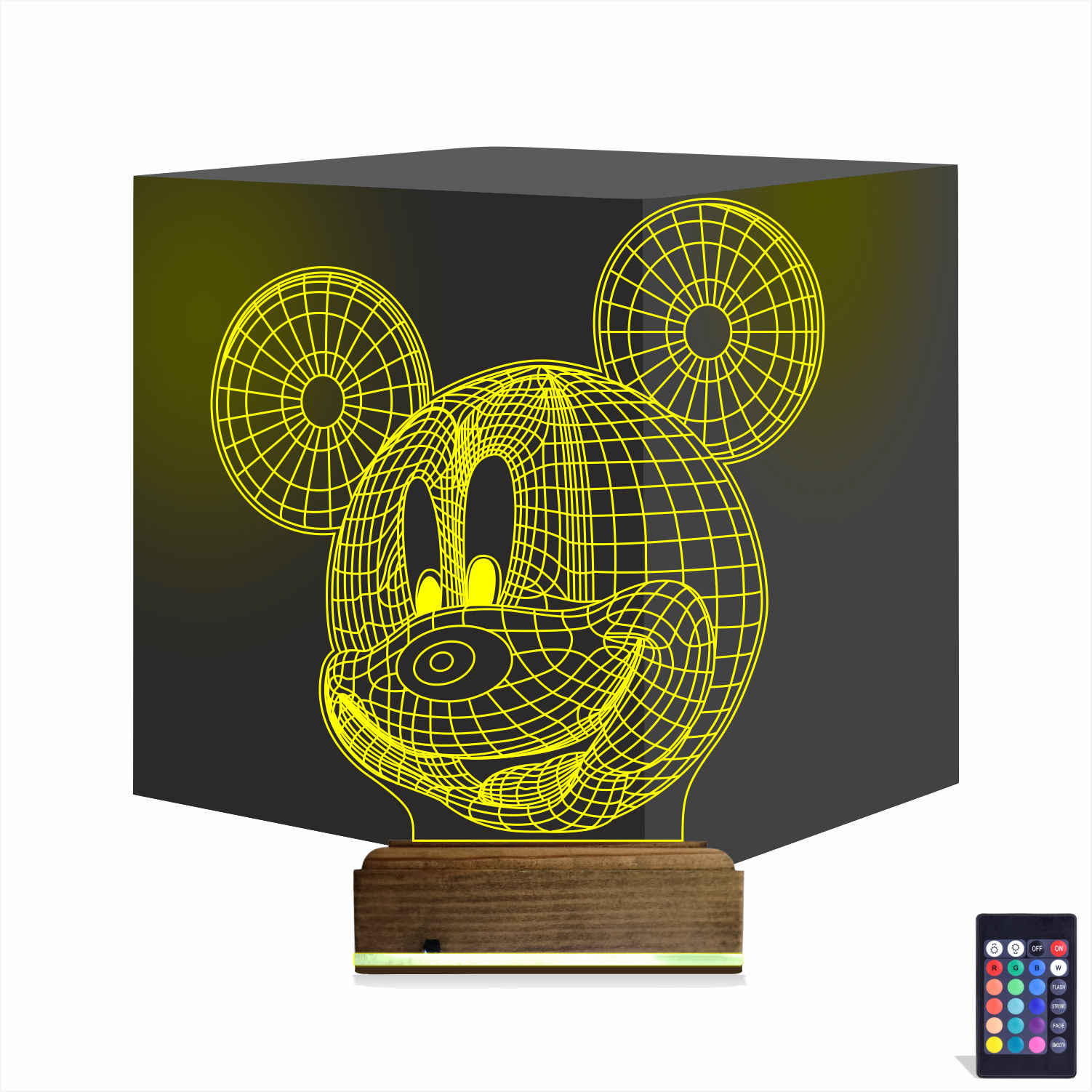 Микки Маус — 3D LED Ночник | Подарок детям