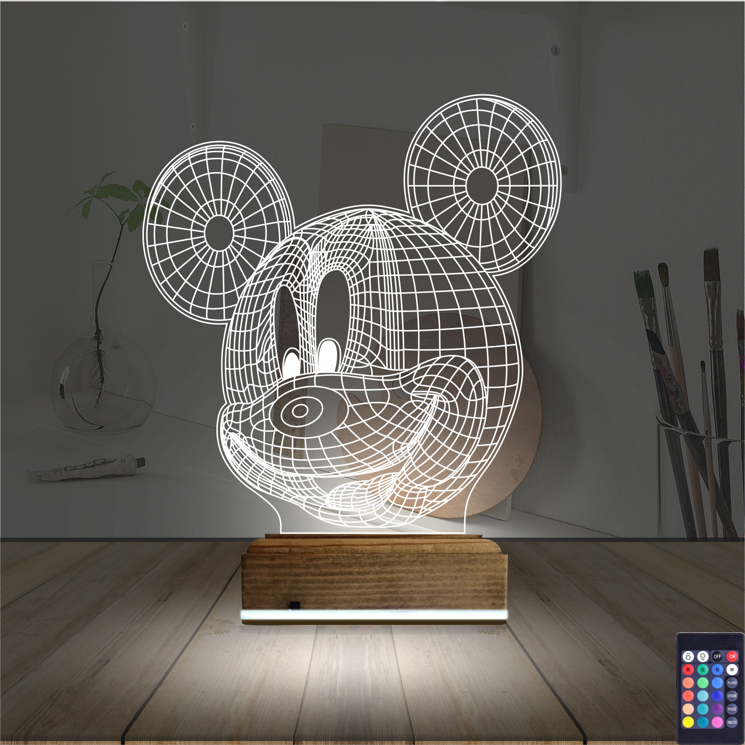 Микки Маус — 3D LED Ночник | Подарок детям