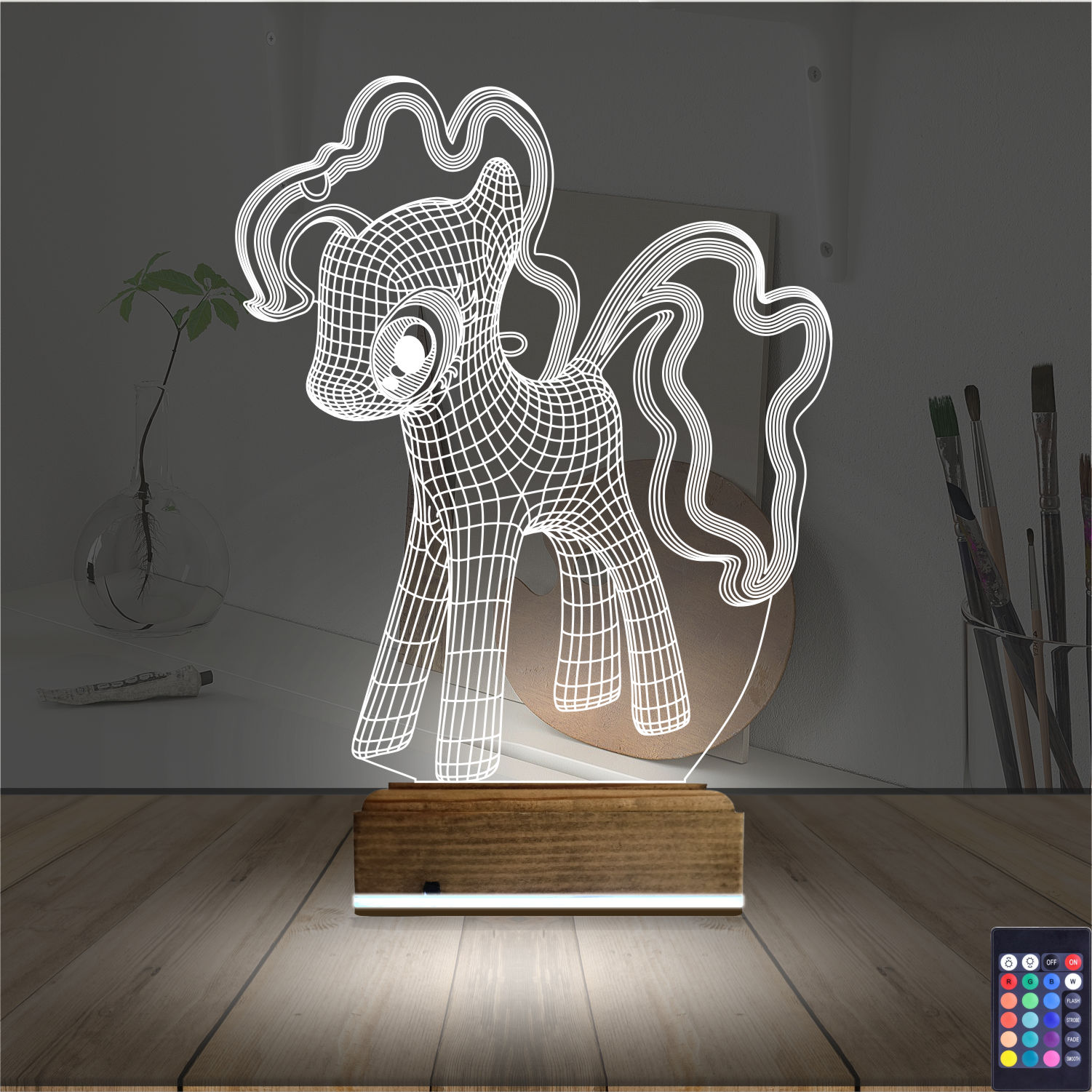 Пони — 3D LED Ночник | Подарок девочке