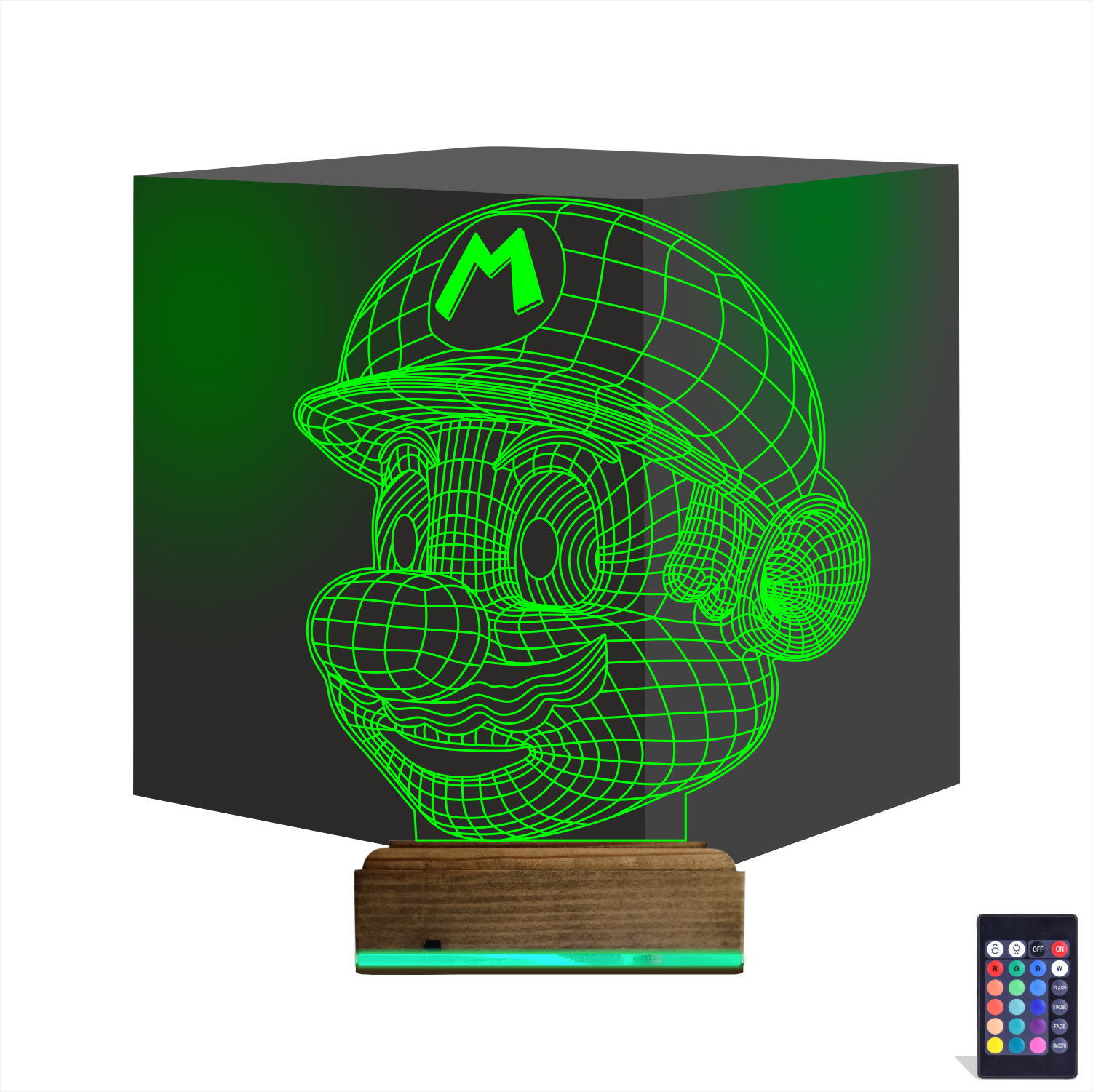 Марио — 3D LED Ночник | Подарок геймеру и детям