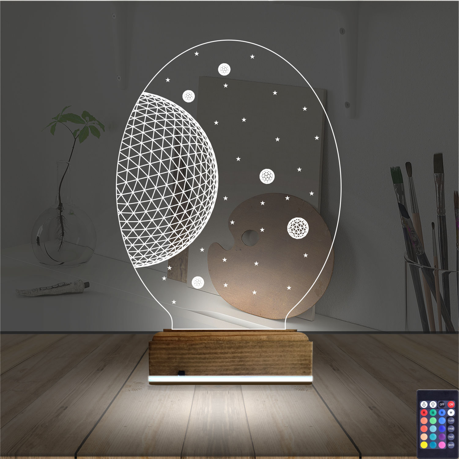 Космос и Планеты — 3D LED Ночник | Подарок детям