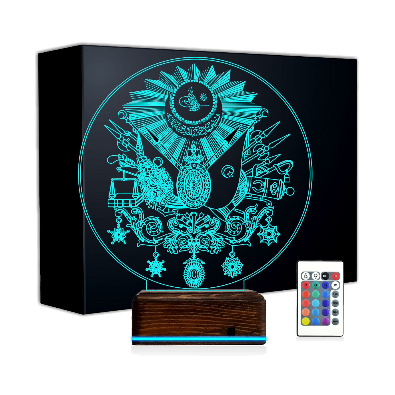 Герб Османской империи — 3D LED Ночник | Подарок мужчине