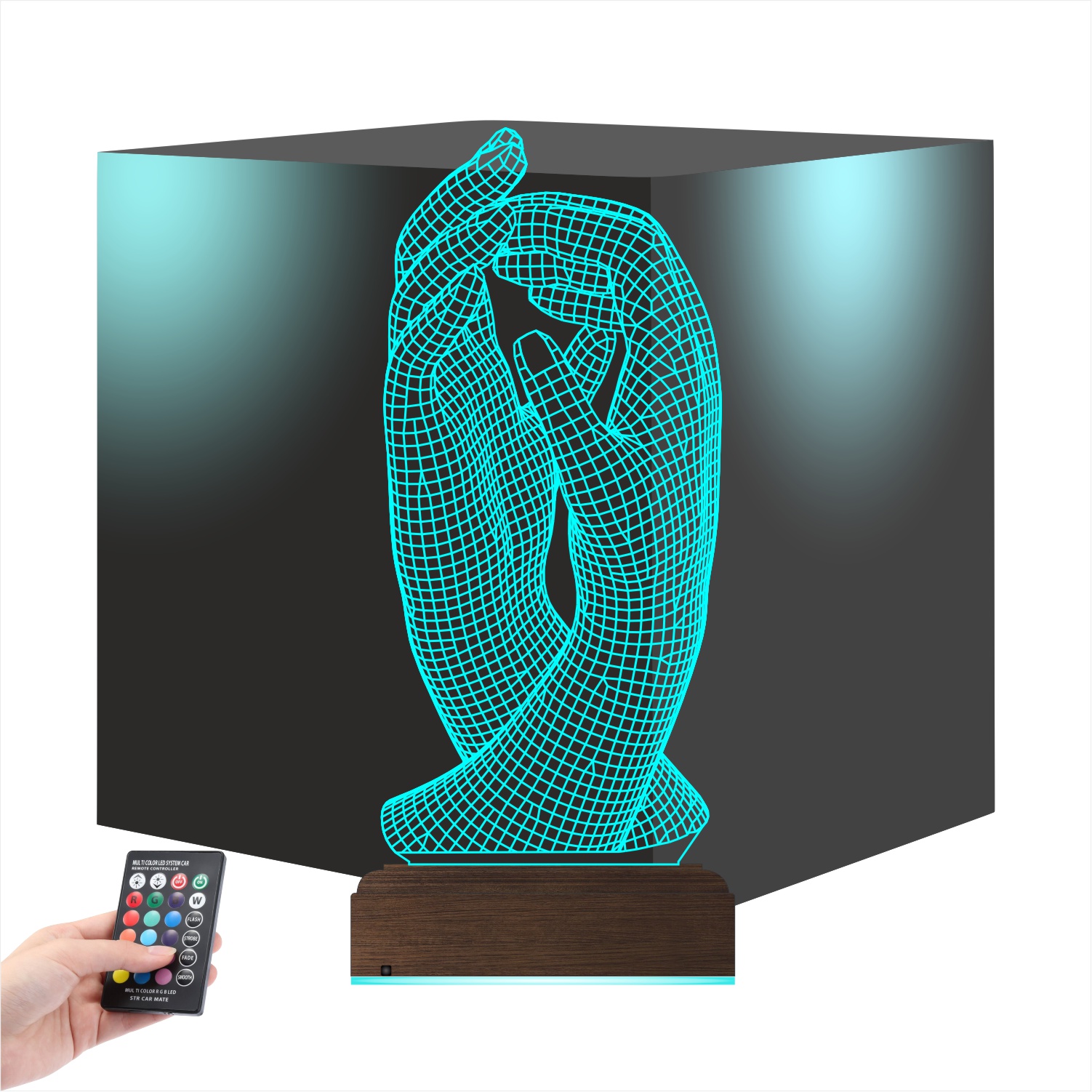 Молящиеся руки — 3D LED Ночник | Душевный подарок