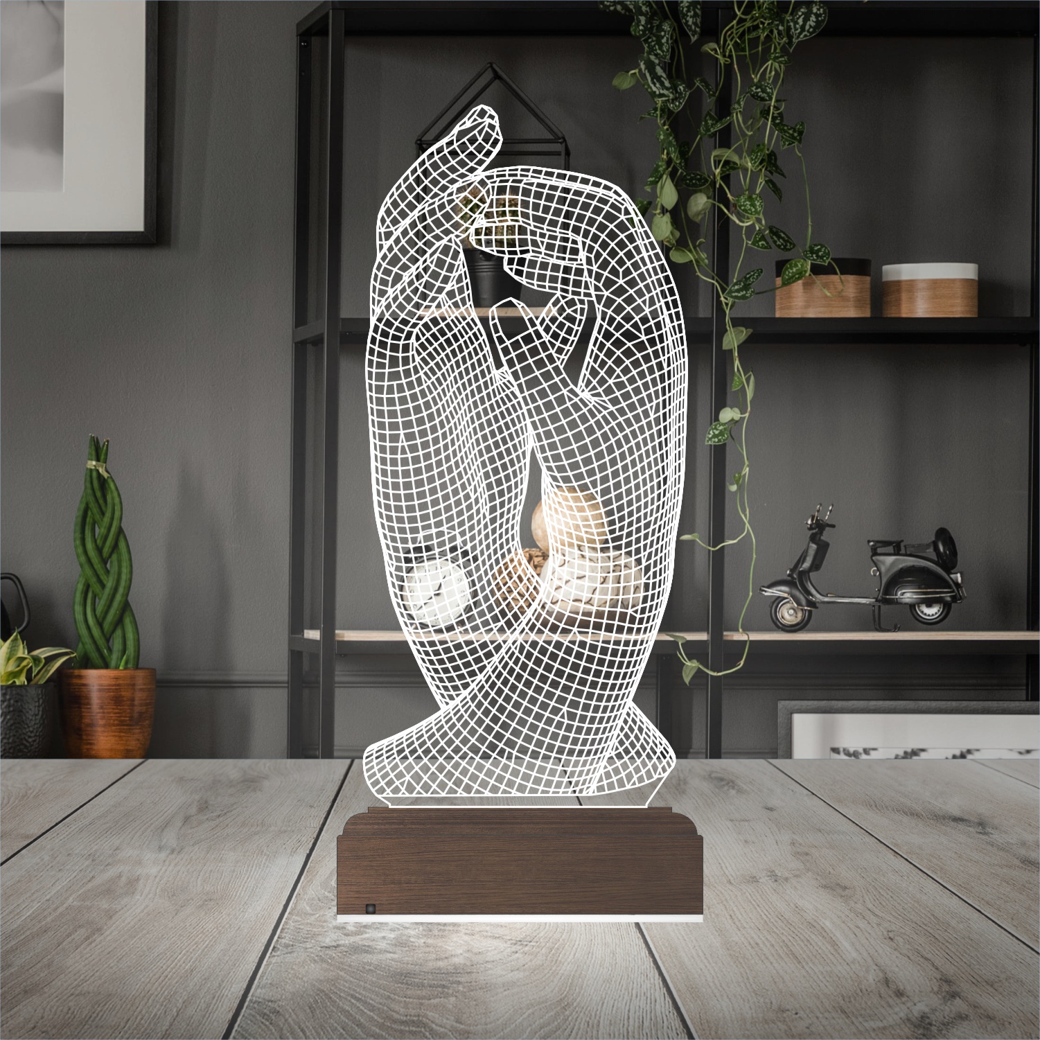 Молящиеся руки — 3D LED Ночник | Душевный подарок