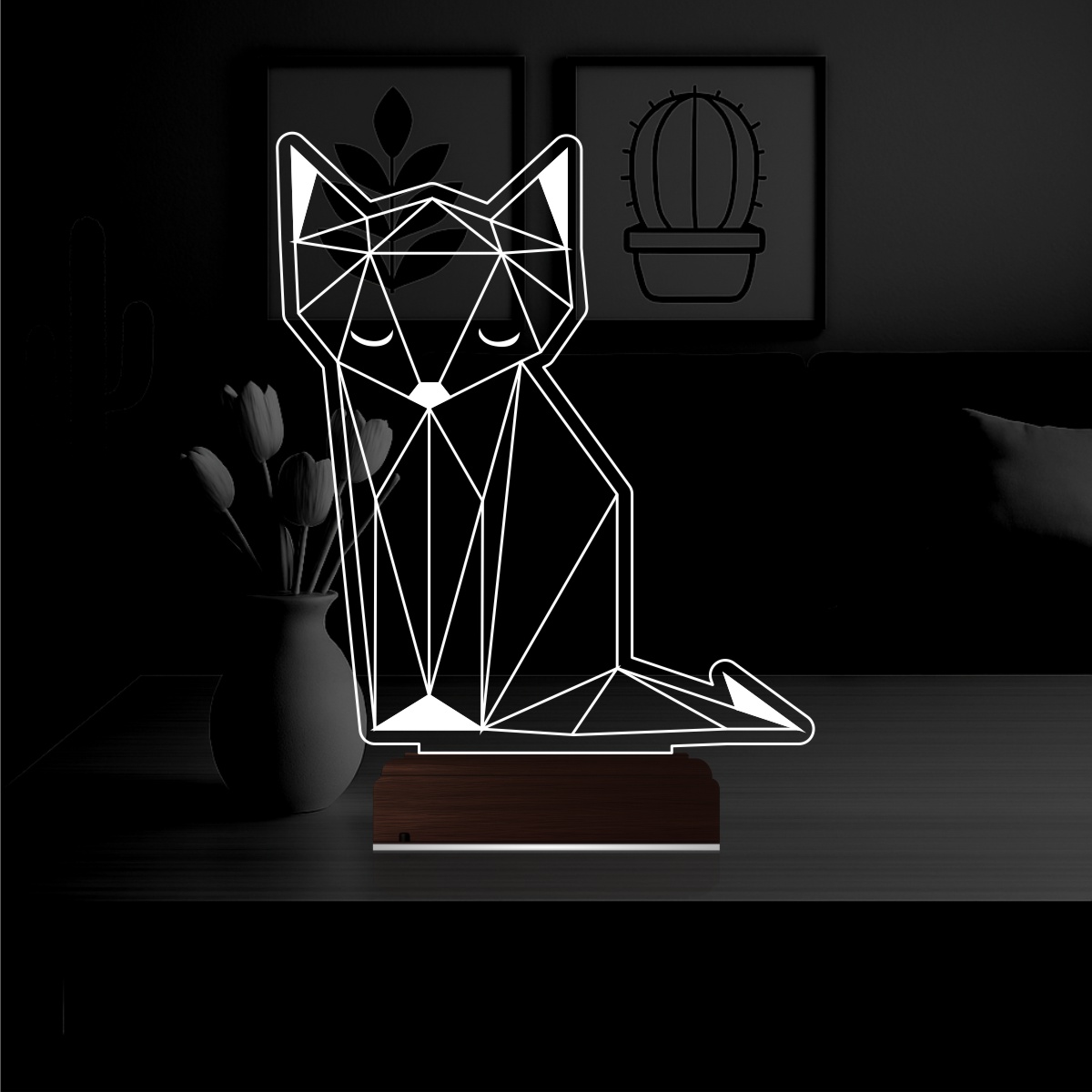 Лиса — 3D LED Ночник | Оригинальный подарок ребенку