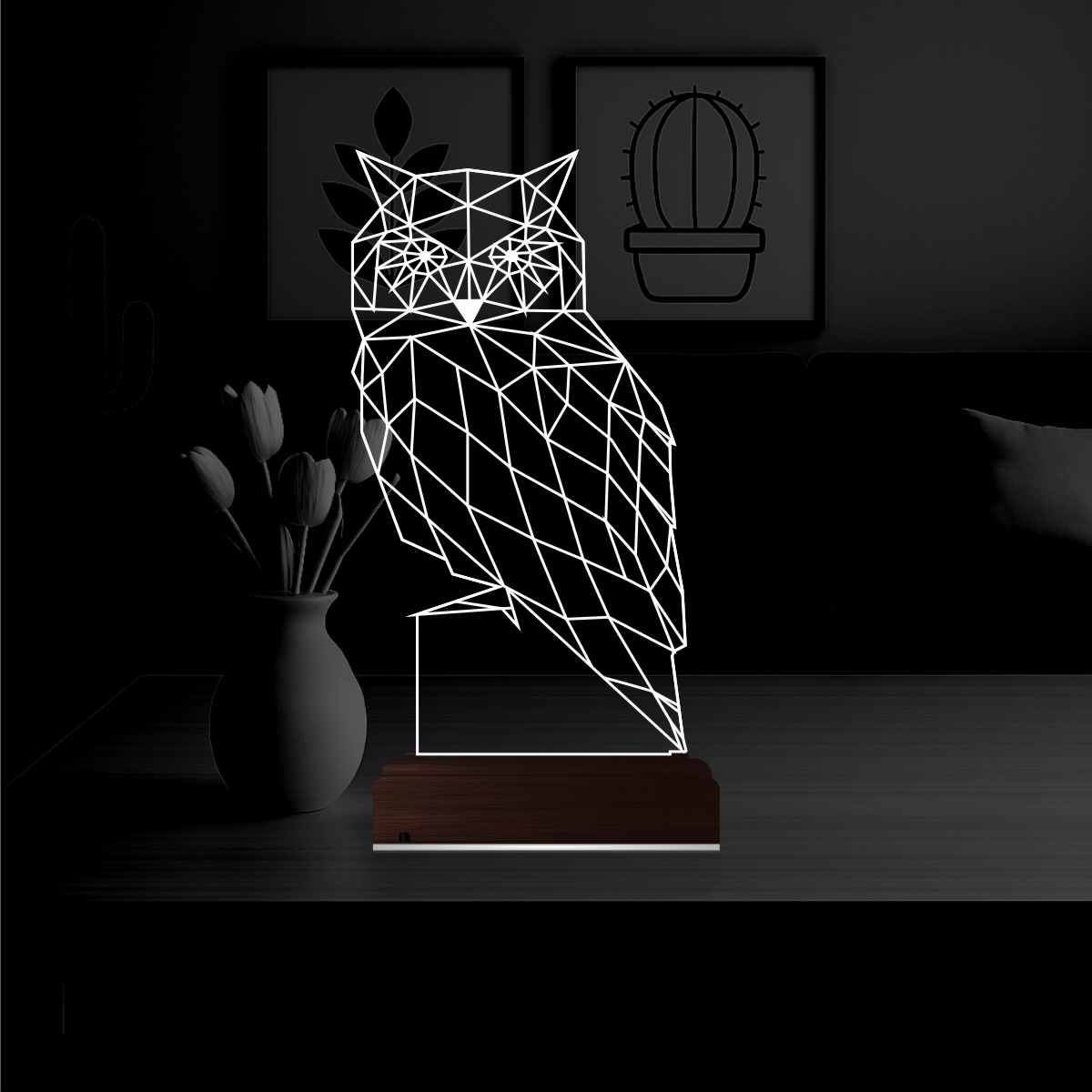Сова — 3D LED Ночник | Стильный подарок