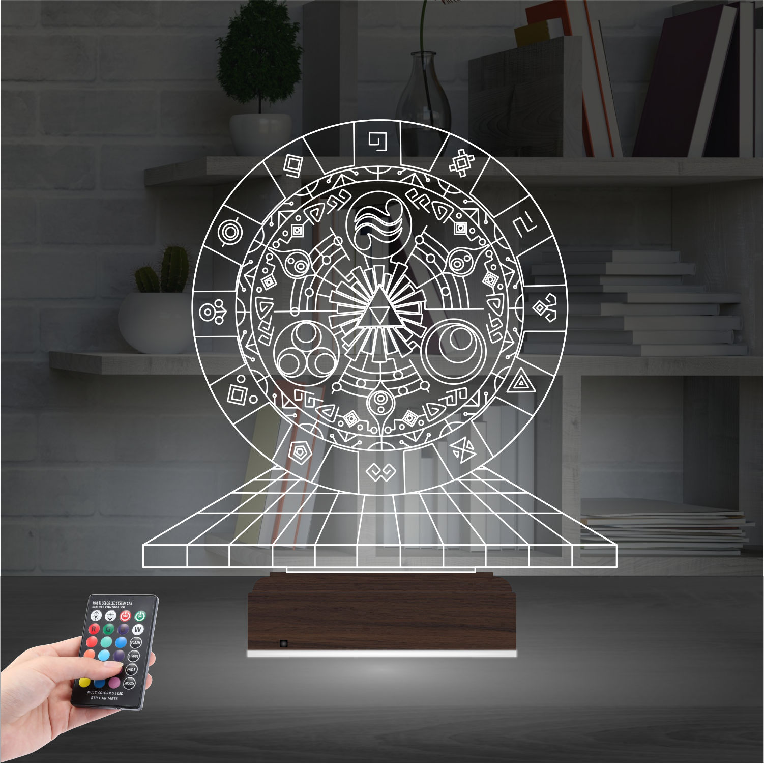 Зельда Врата Времени — 3D LED Ночник | Подарок геймеру