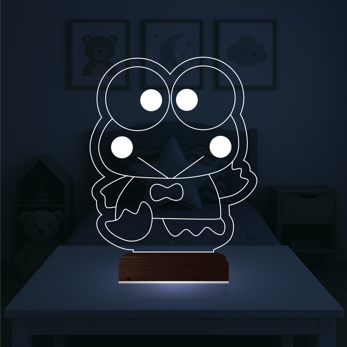 Лягушонок Кероппи — 3D LED Ночник | Подарок ребенку