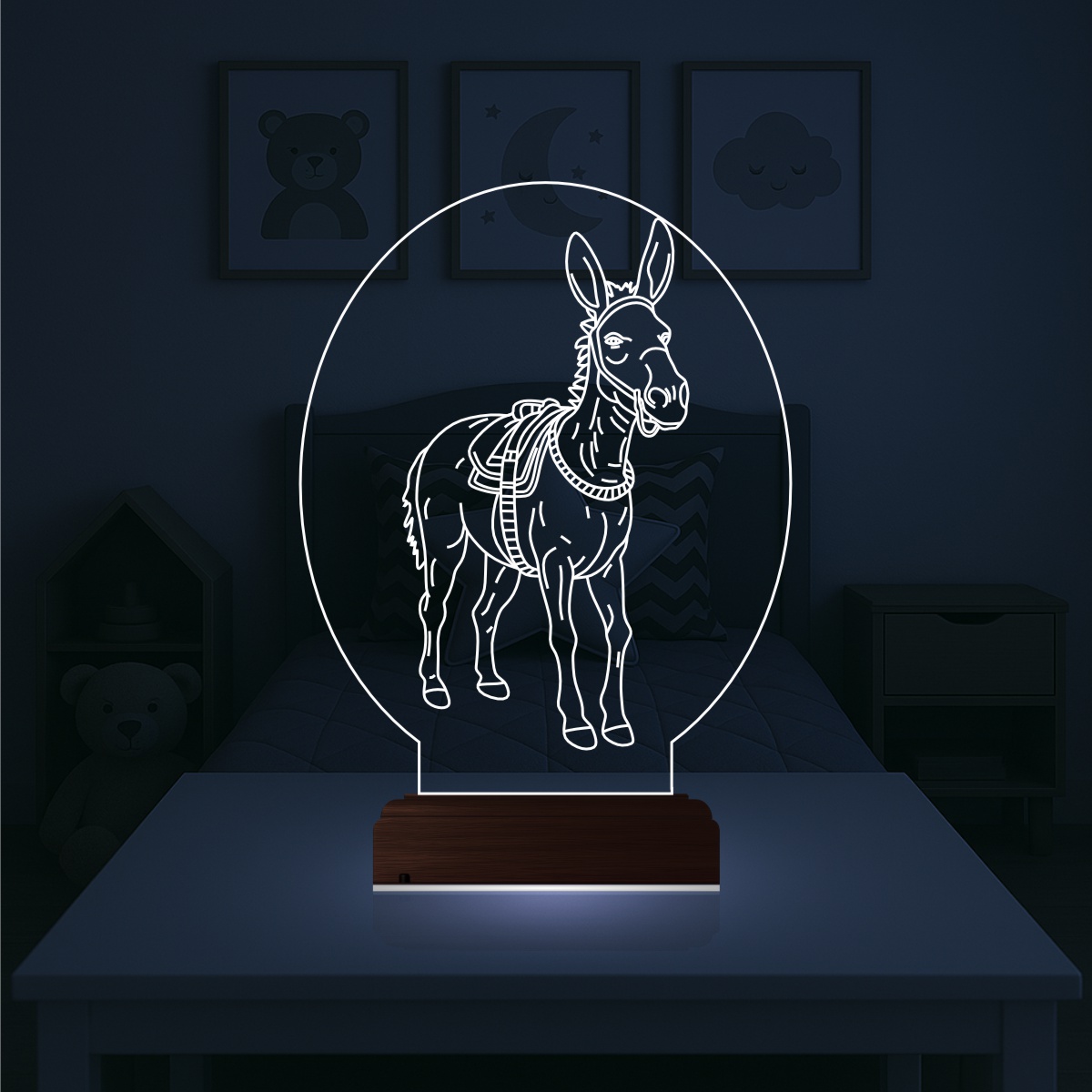 Ослик 3D Ночник