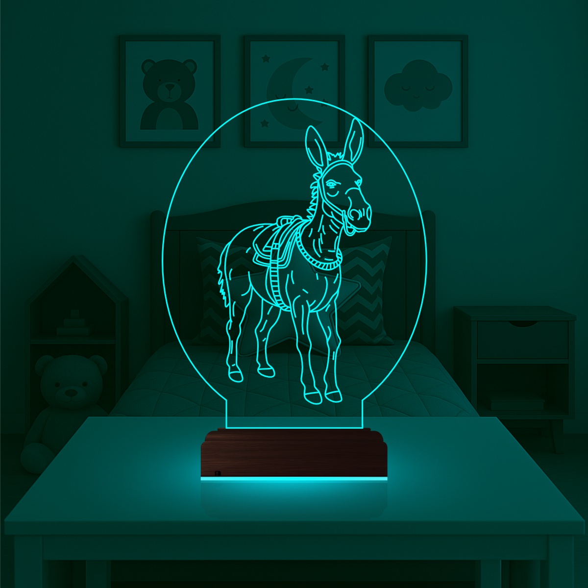 Ослик 3D Ночник
