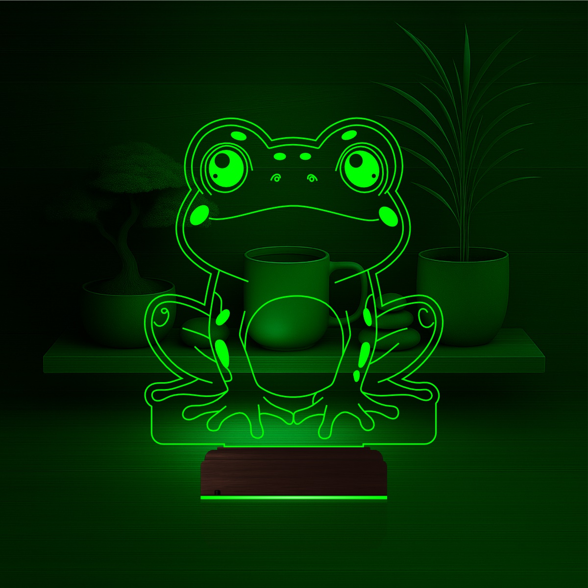 Лягушонок — 3D LED Ночник | Подарок детям