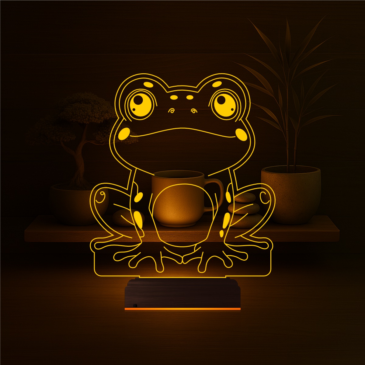 Лягушонок — 3D LED Ночник | Подарок детям