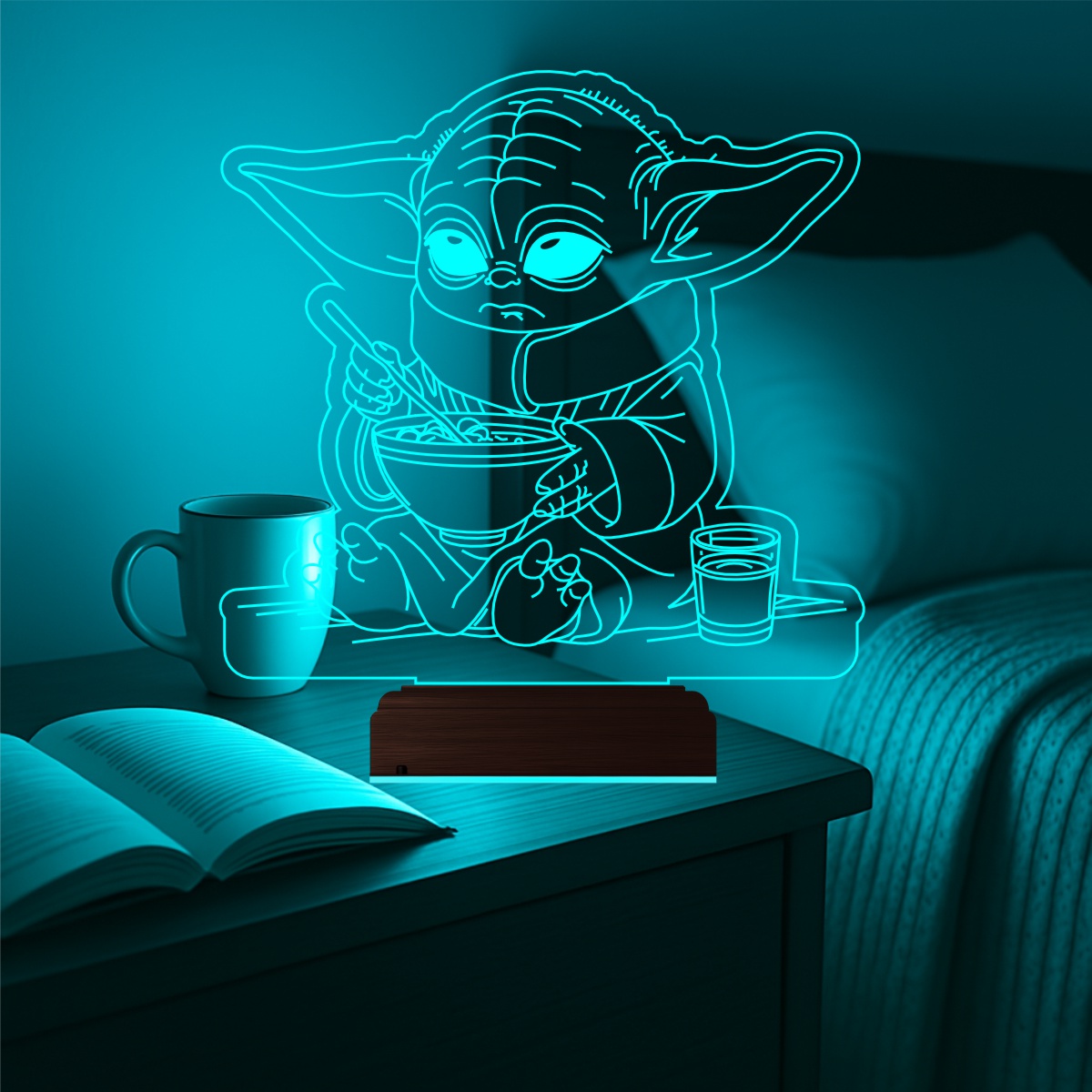 Грогу (Малыш Йода) — 3D LED Ночник | Подарок фанату
