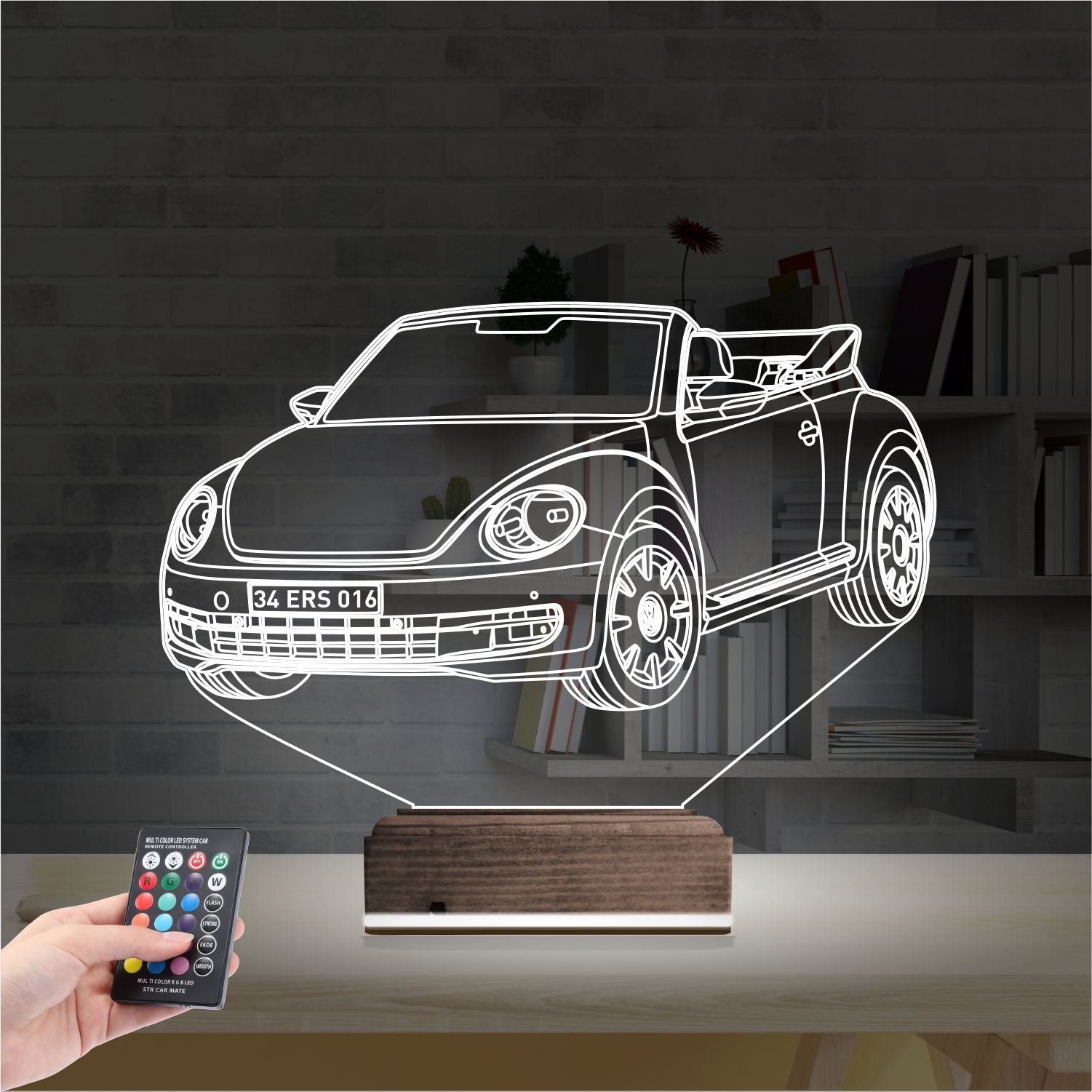 Volkswagen Жук 3D Ночник