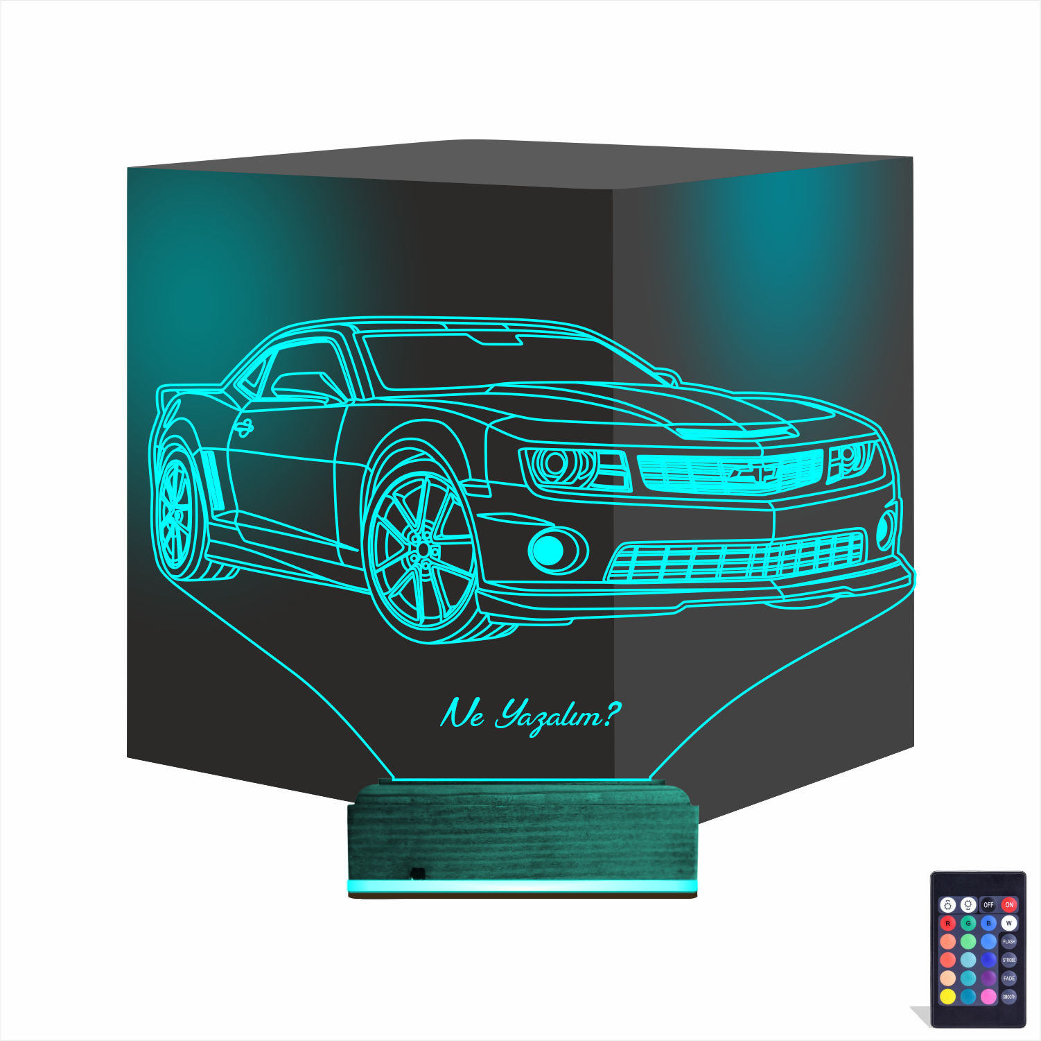 Chevrolet Camaro — 3D LED Ночник | Подарок мужчине