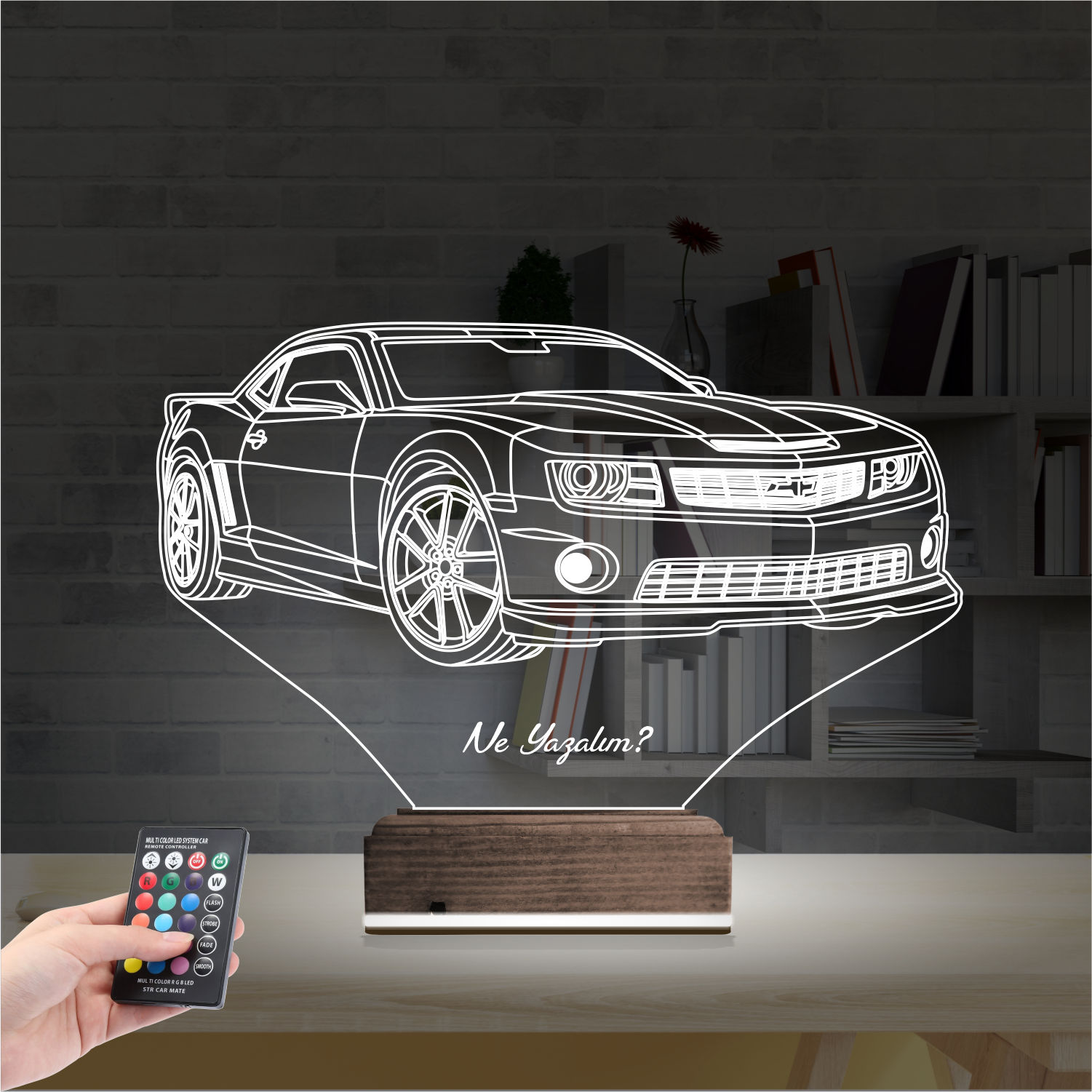 Chevrolet Camaro — 3D LED Ночник | Подарок мужчине
