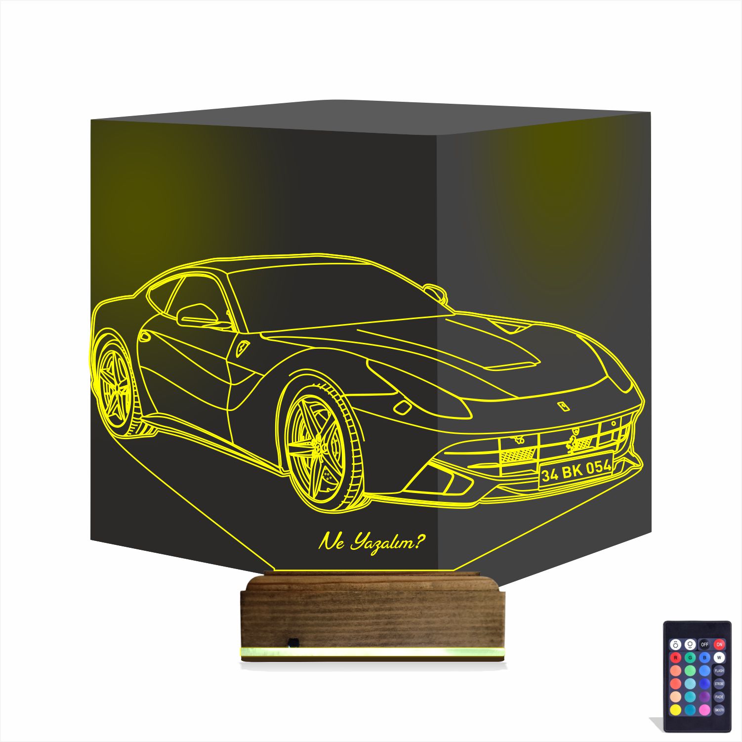 Машина Ferrari 3D Ночник