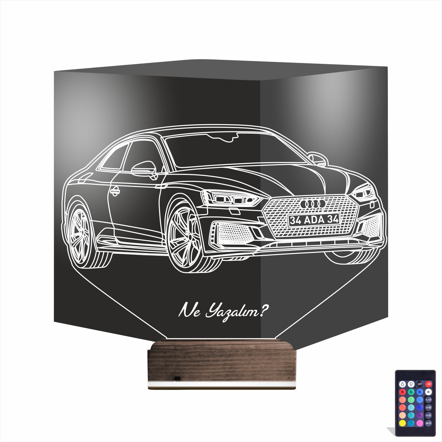 Audi Купе — 3D LED Ночник | Подарок автомобилисту