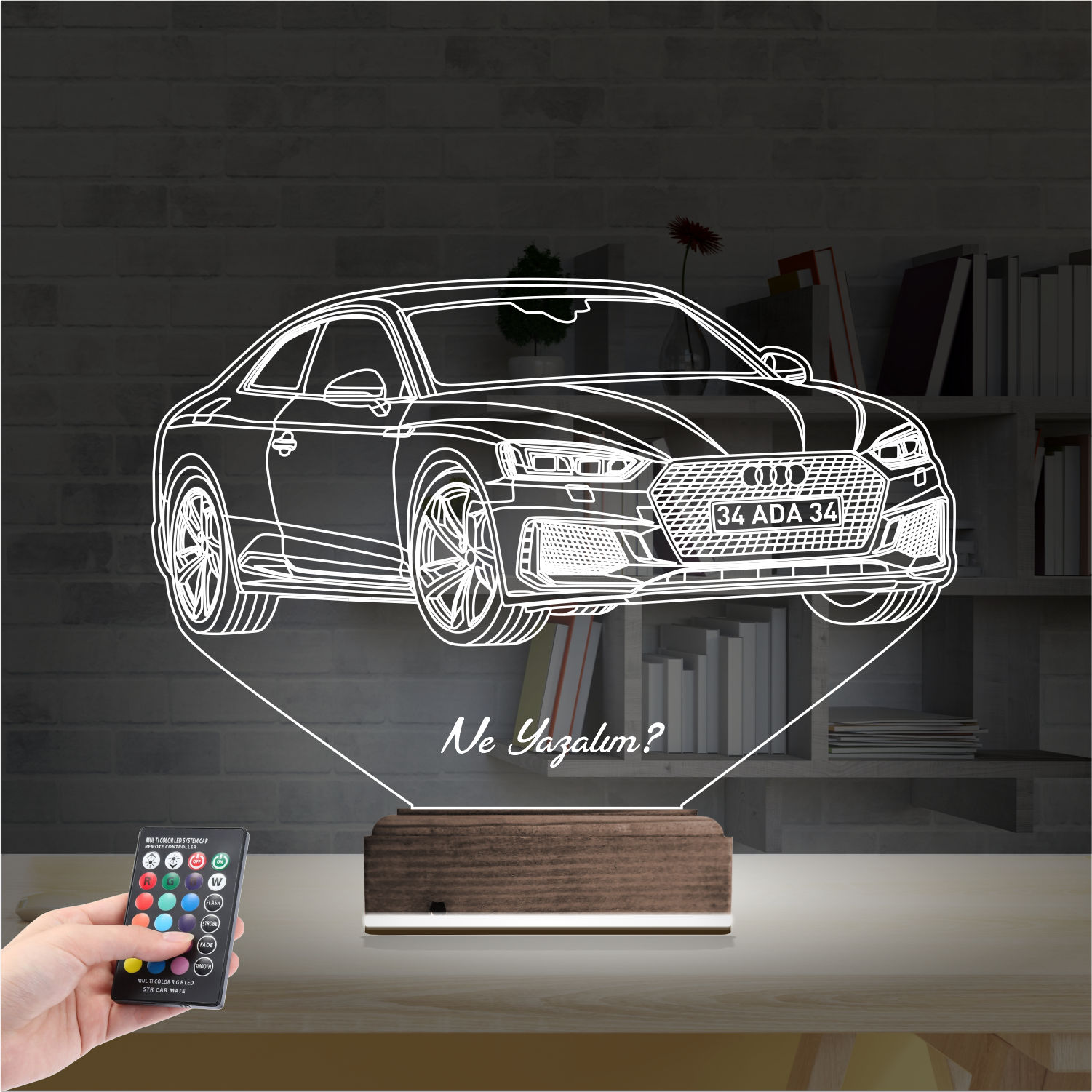 Audi Купе — 3D LED Ночник | Подарок автомобилисту