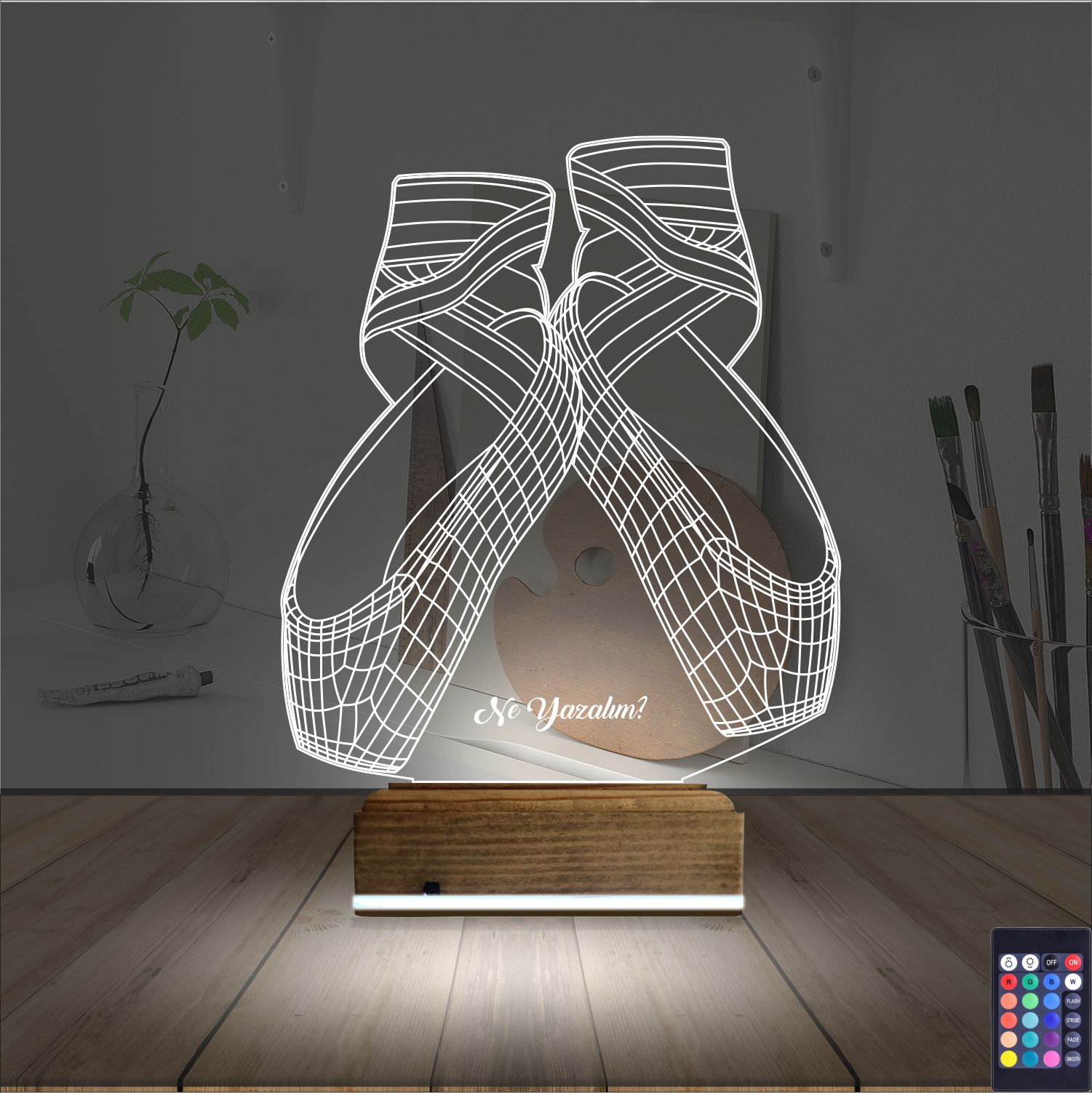 Пуанты — 3D LED Ночник | Подарок балерине