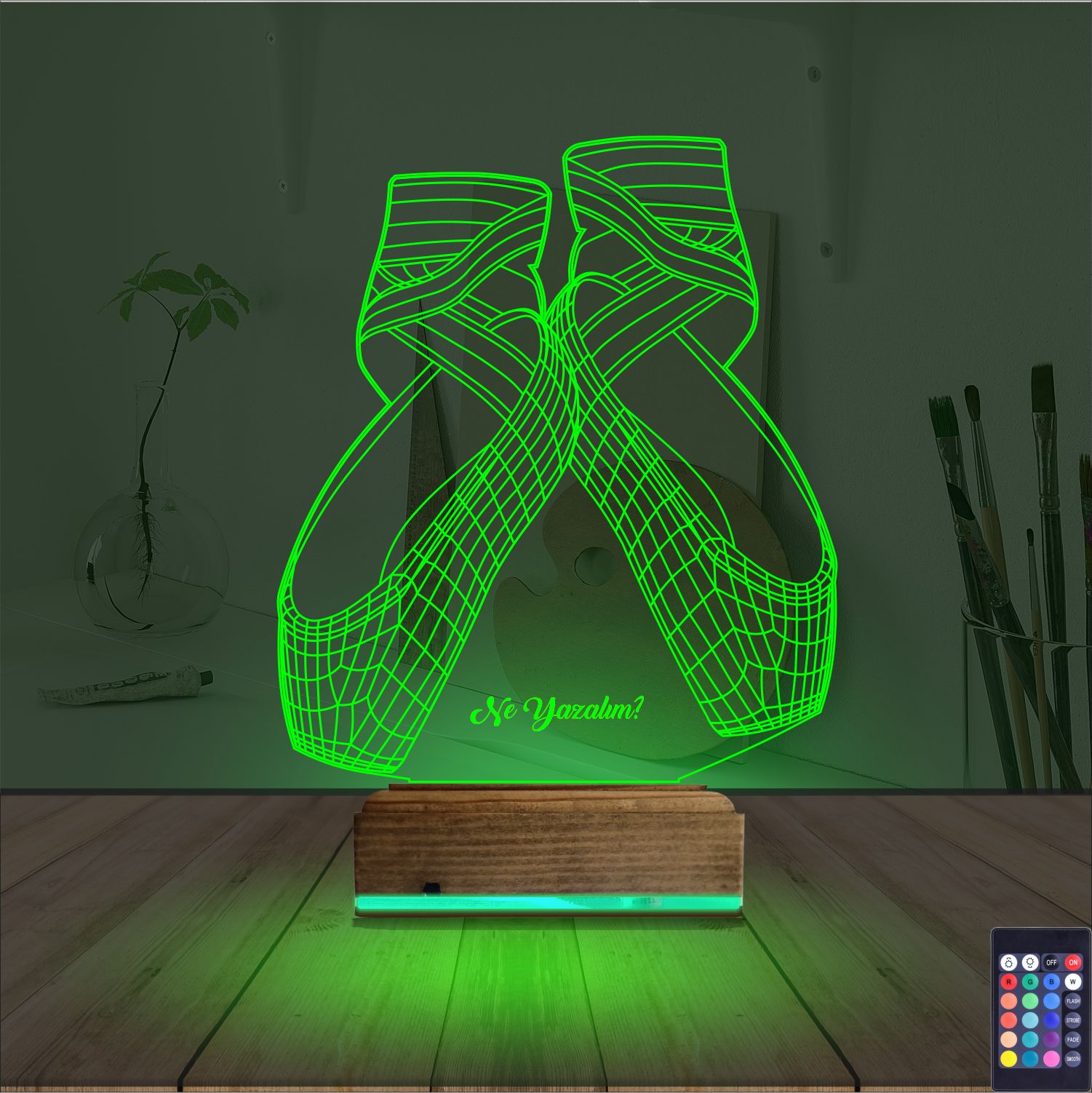 Оригинальный подарок: балетные пуанты 3d светильник 5